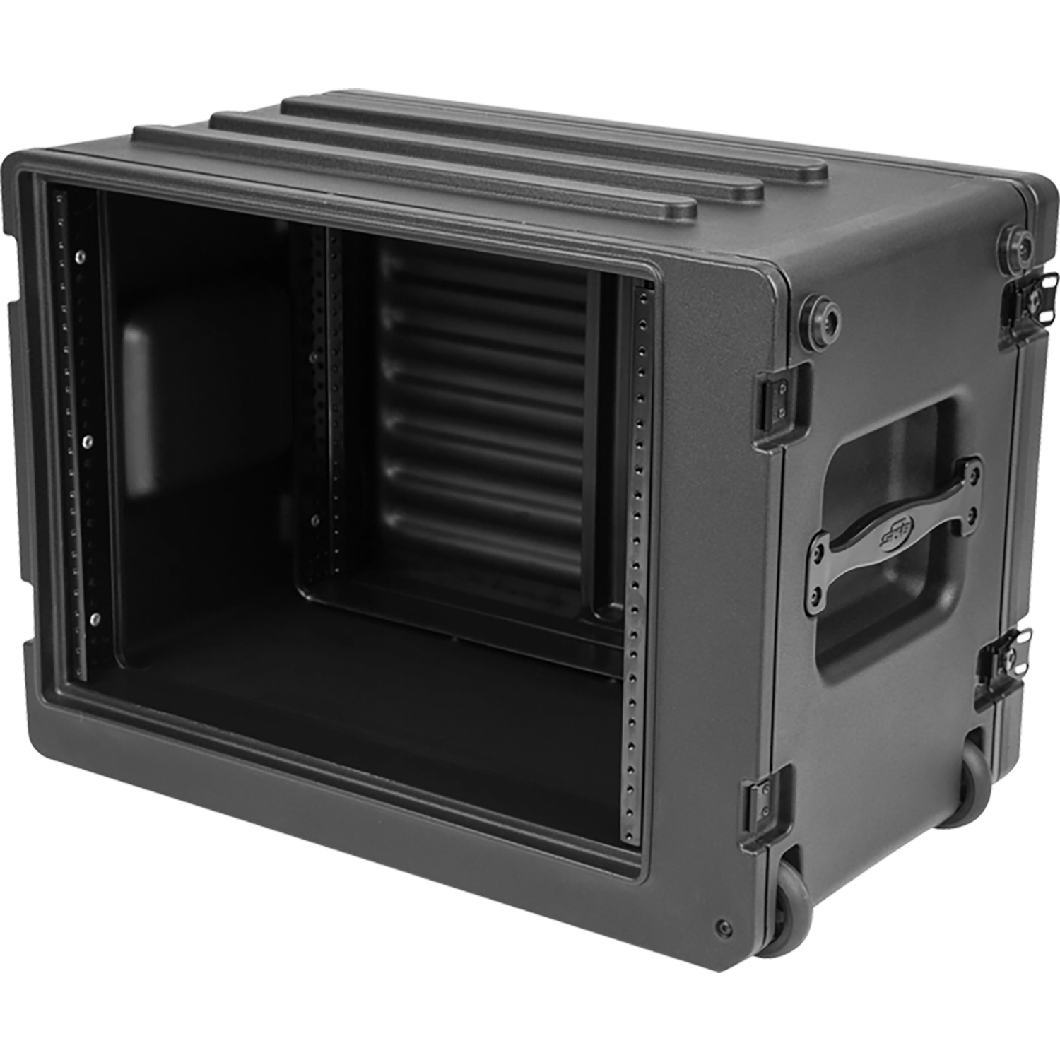 SKB 1SKB-R8SW 8U Shallow Roto Rack w/ Wheels and Handle