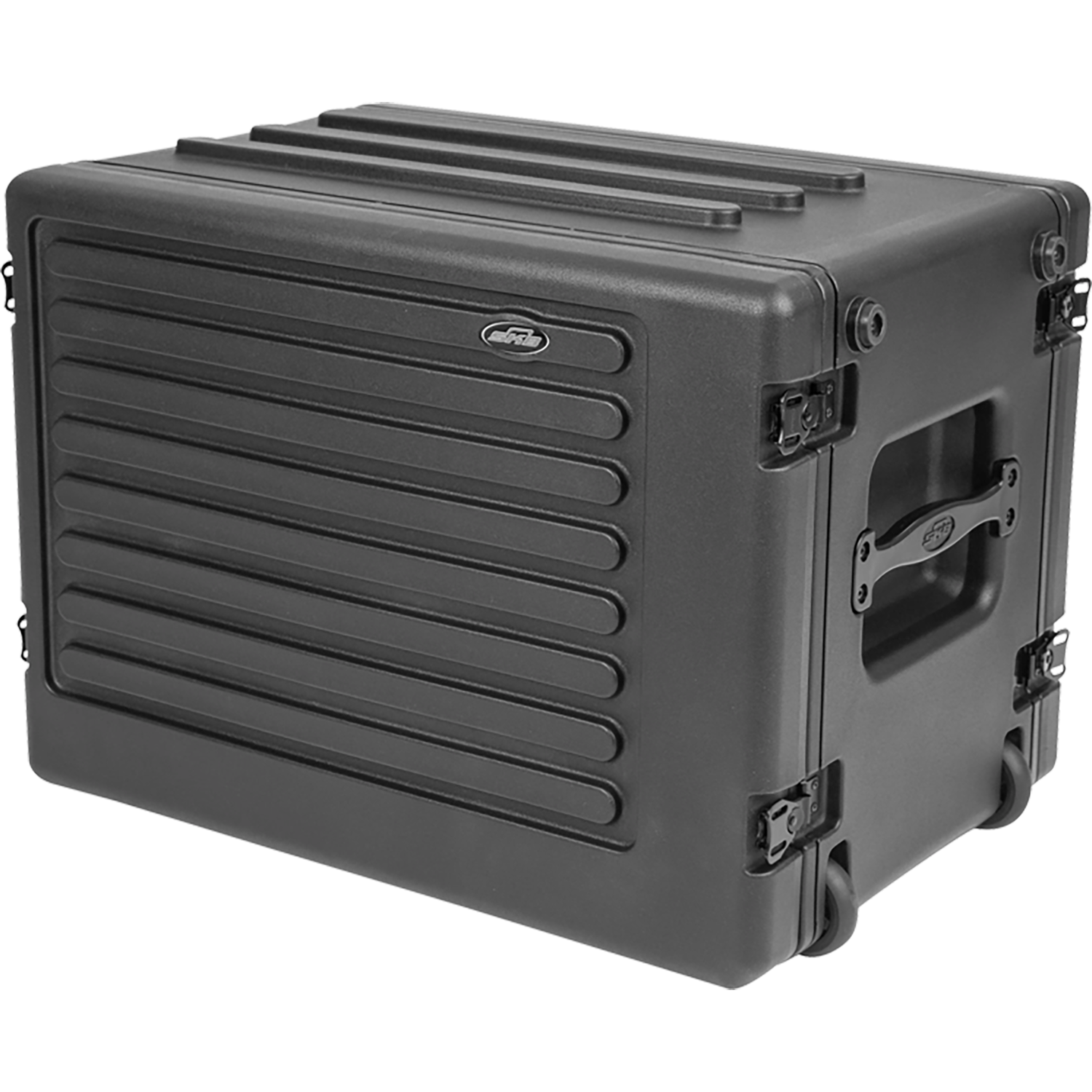 SKB 1SKB-R8SW 8U Shallow Roto Rack w/ Wheels and Handle
