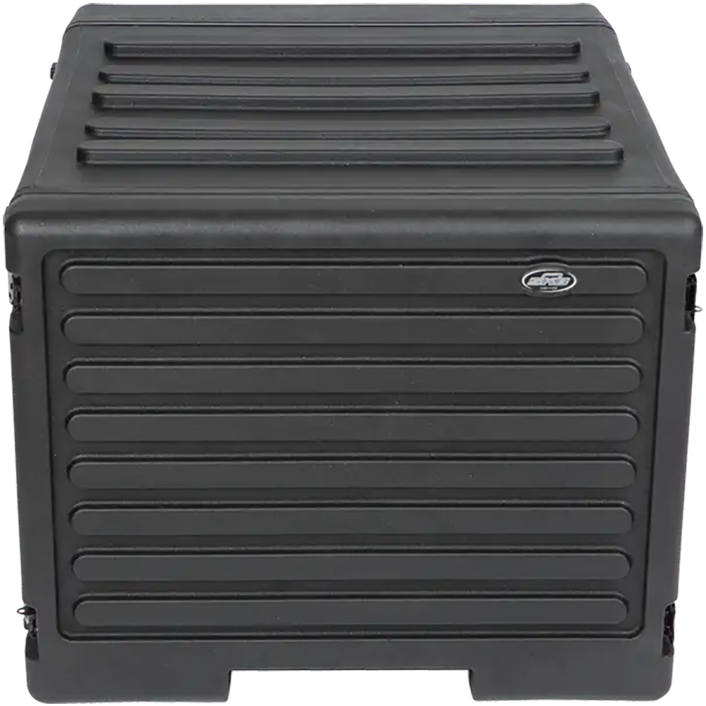 SKB 1SKB-R8UW 8U Space Rack stacks w/Roto Racks, Wheels, and Handle