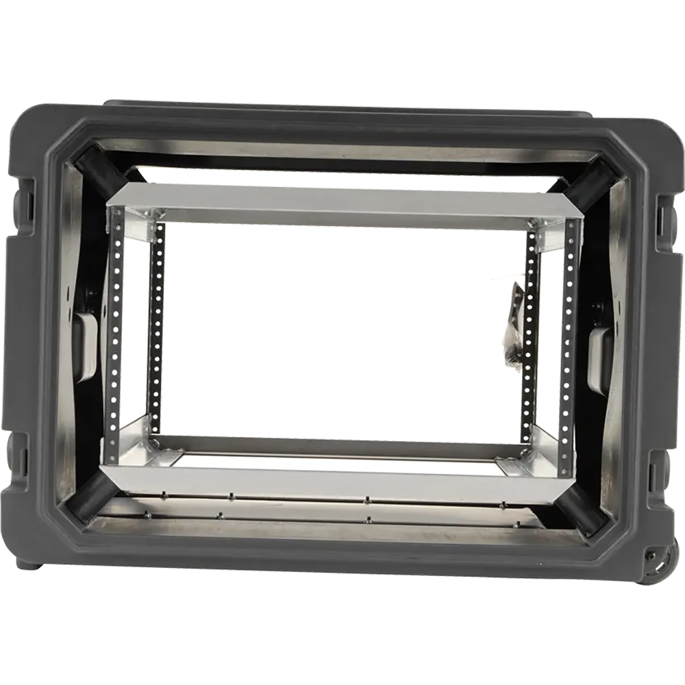 SKB 3SKB-R06U20W 6U Shock Mount Rack, with Wheels and Handle