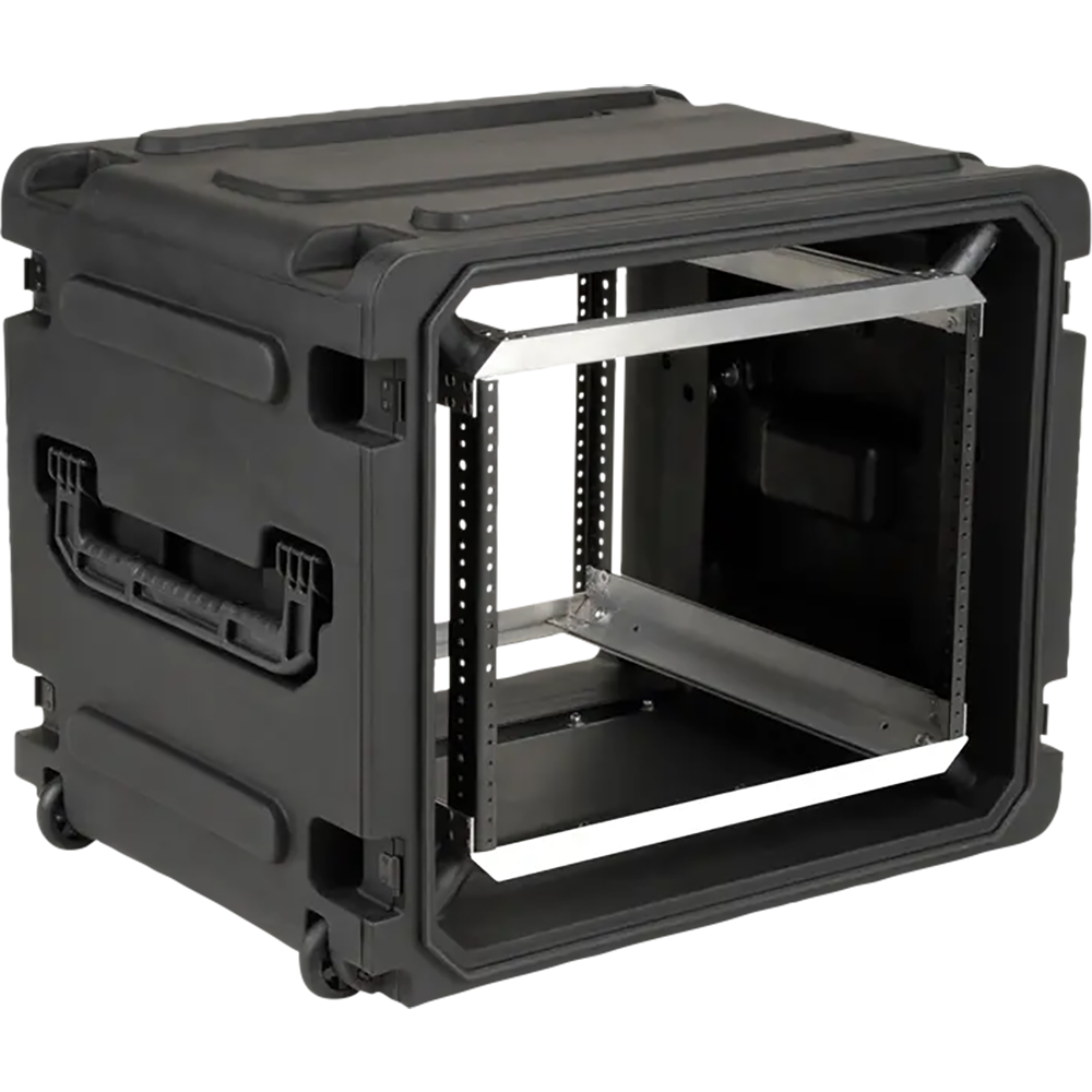 SKB 3SKB-R08U20W 8U Shock Mount Rack, with Wheels and Handle