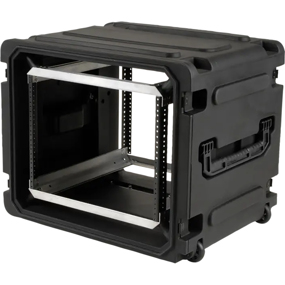SKB 3SKB-R08U20W 8U Shock Mount Rack, with Wheels and Handle