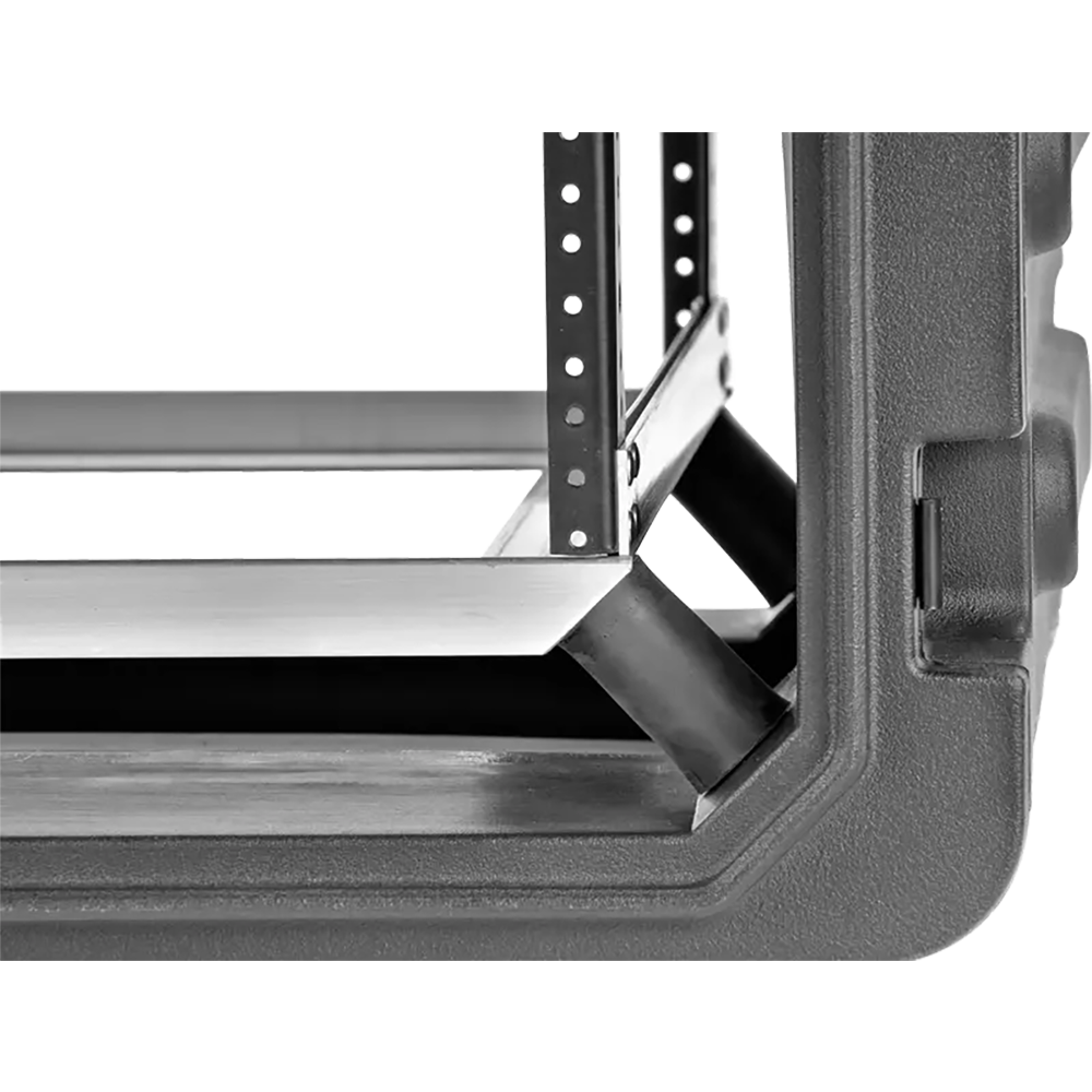 SKB 3SKB-R10U20W 10U Shock Mount Rack, with Wheels and Handle
