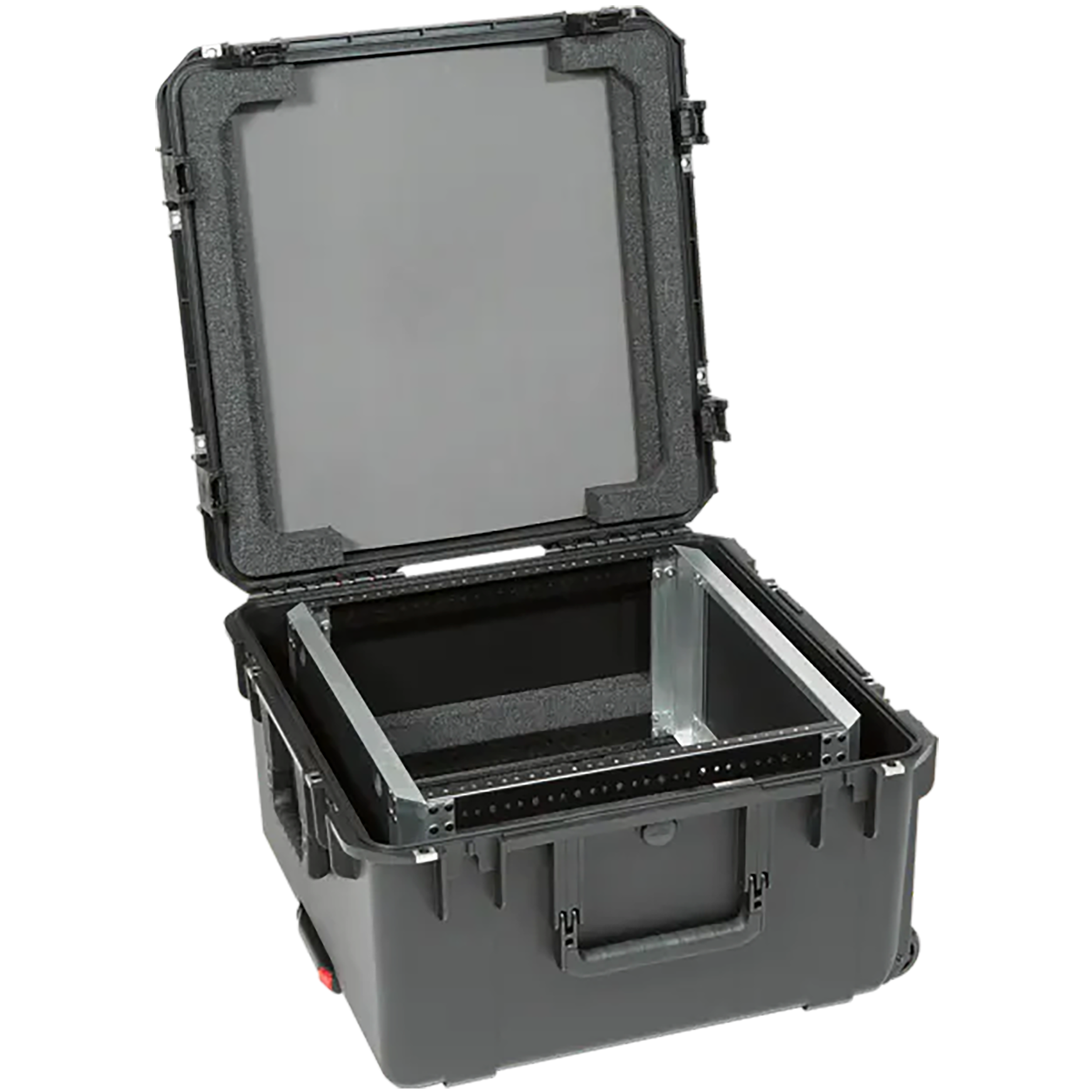 SKB 3i-22221210U iSeries Case with Removeable 10U Aluminum 10 Deep Rack Cage, TSA Locks, Wheels