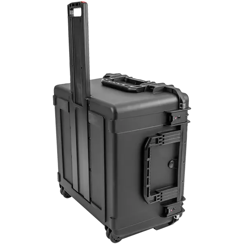 SKB 3i-2424M144U iSeries Case with Removeable 4U  Injection Molded 20 Rack Cage, TSA Locking Latches, Wheels