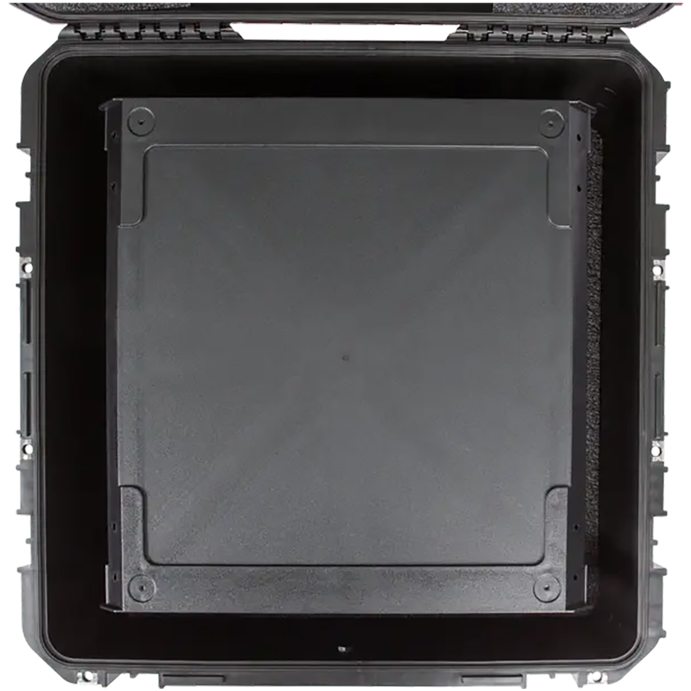 SKB 3i-2424M144U iSeries Case with Removeable 4U  Injection Molded 20 Rack Cage, TSA Locking Latches, Wheels