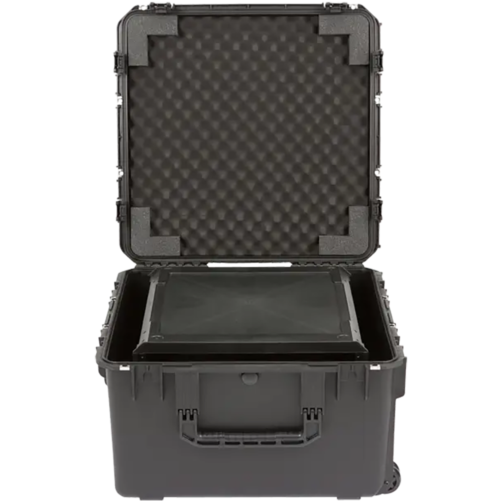 SKB 3i-2424M146U iSeries Case with Removeable 6U Injection Molded 20 Rack Cage, TSA Locking Latches