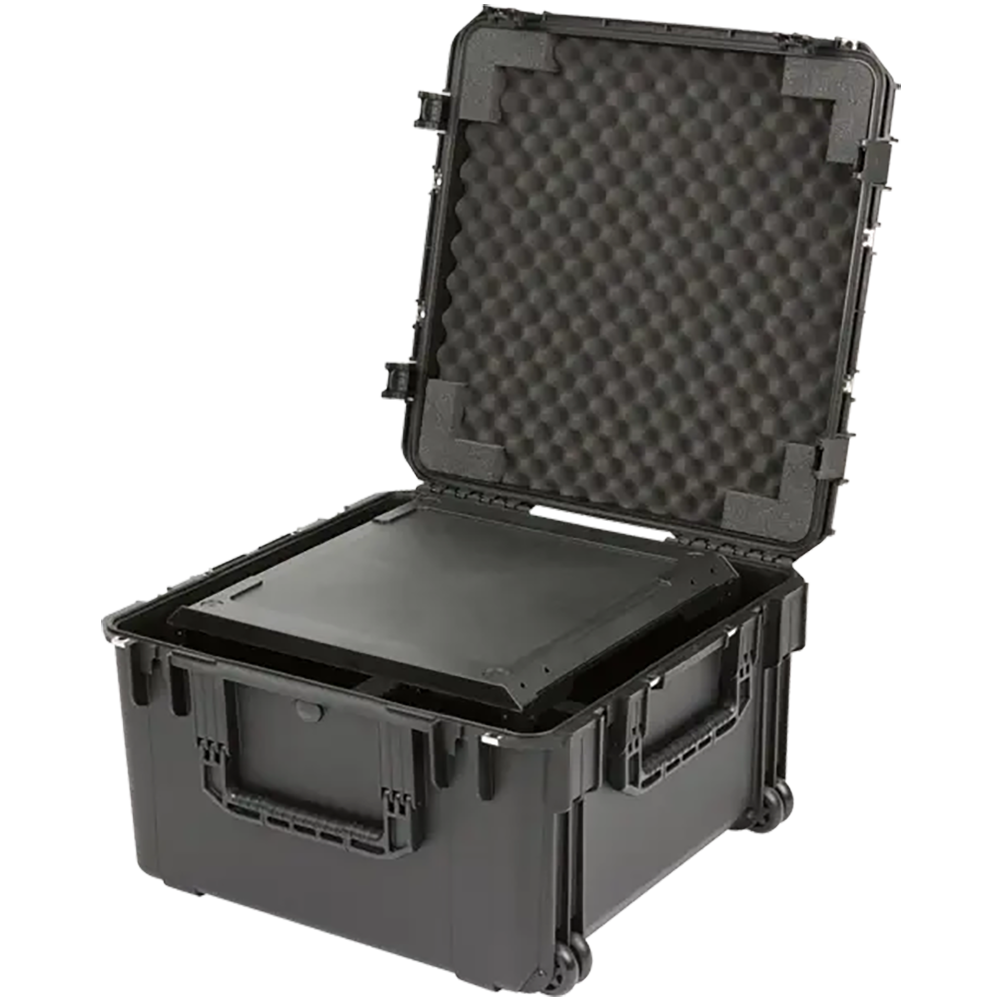 SKB 3i-2424M146U iSeries Case with Removeable 6U Injection Molded 20 Rack Cage, TSA Locking Latches