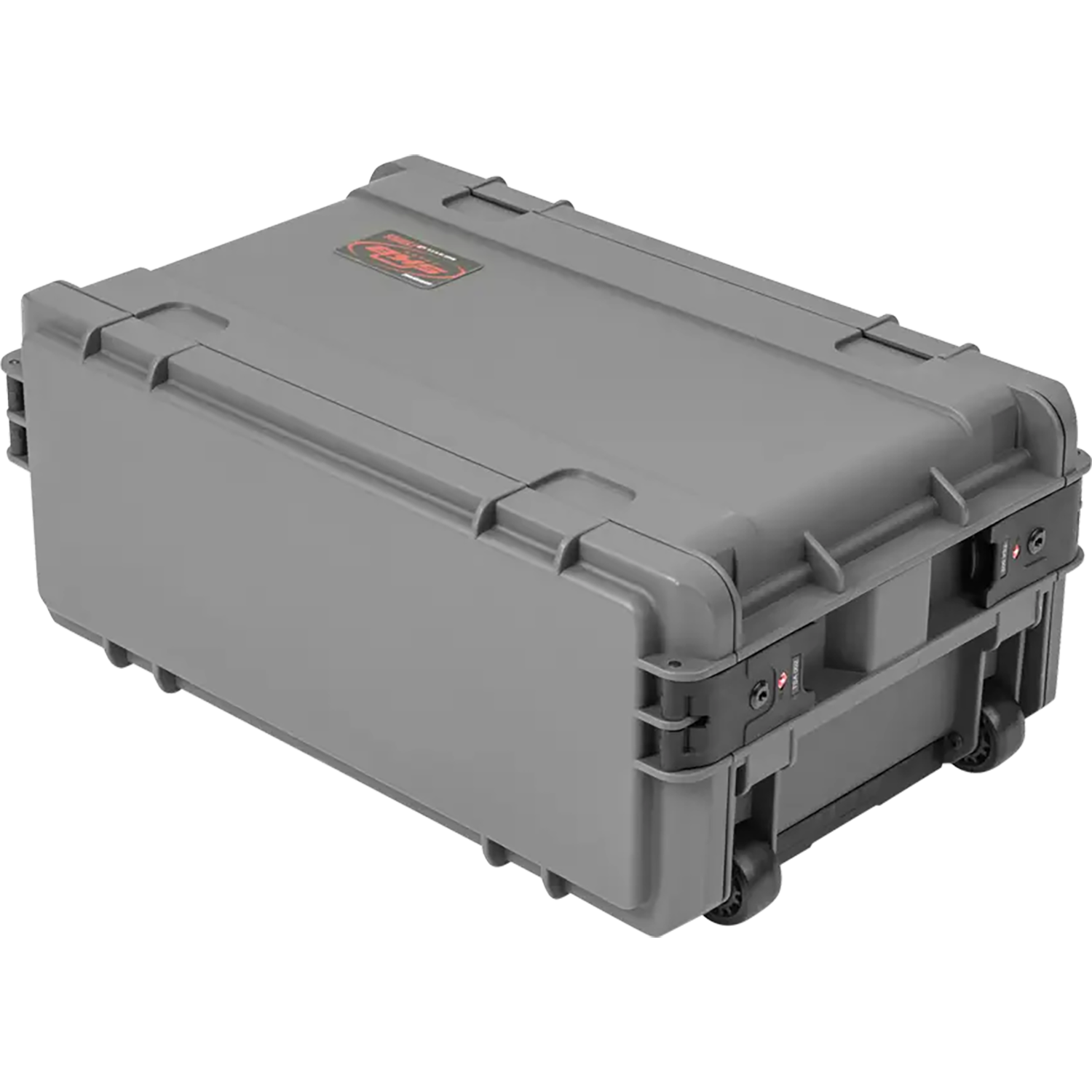 SKB 3i-4U11G-W Dark Gray 4U Injection Molded 11 Deep Rack w/ Wheels and Handle
