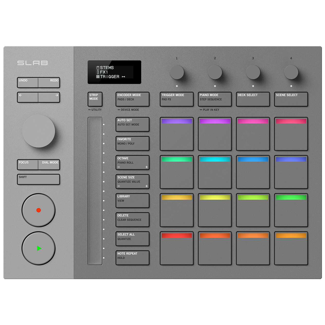AlphaTheta SLAB Serato Studio MIDI Pad Controller