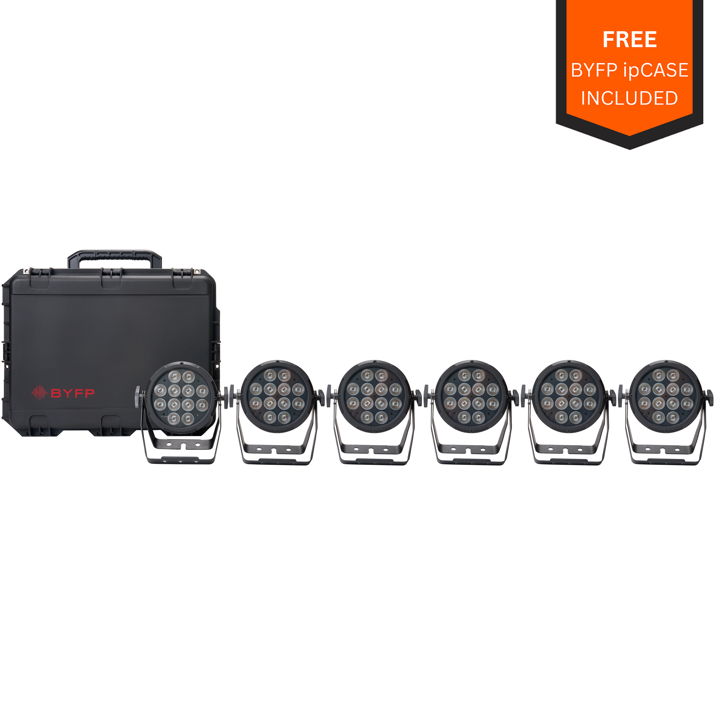 Chauvet DJ SlimPAR Pro Q IP 6-Piece tourPack