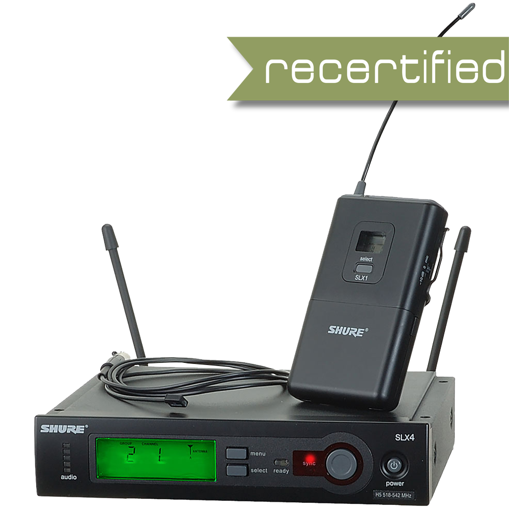 Shure SLX14/93-H19 Wireless Lavalier Mic System