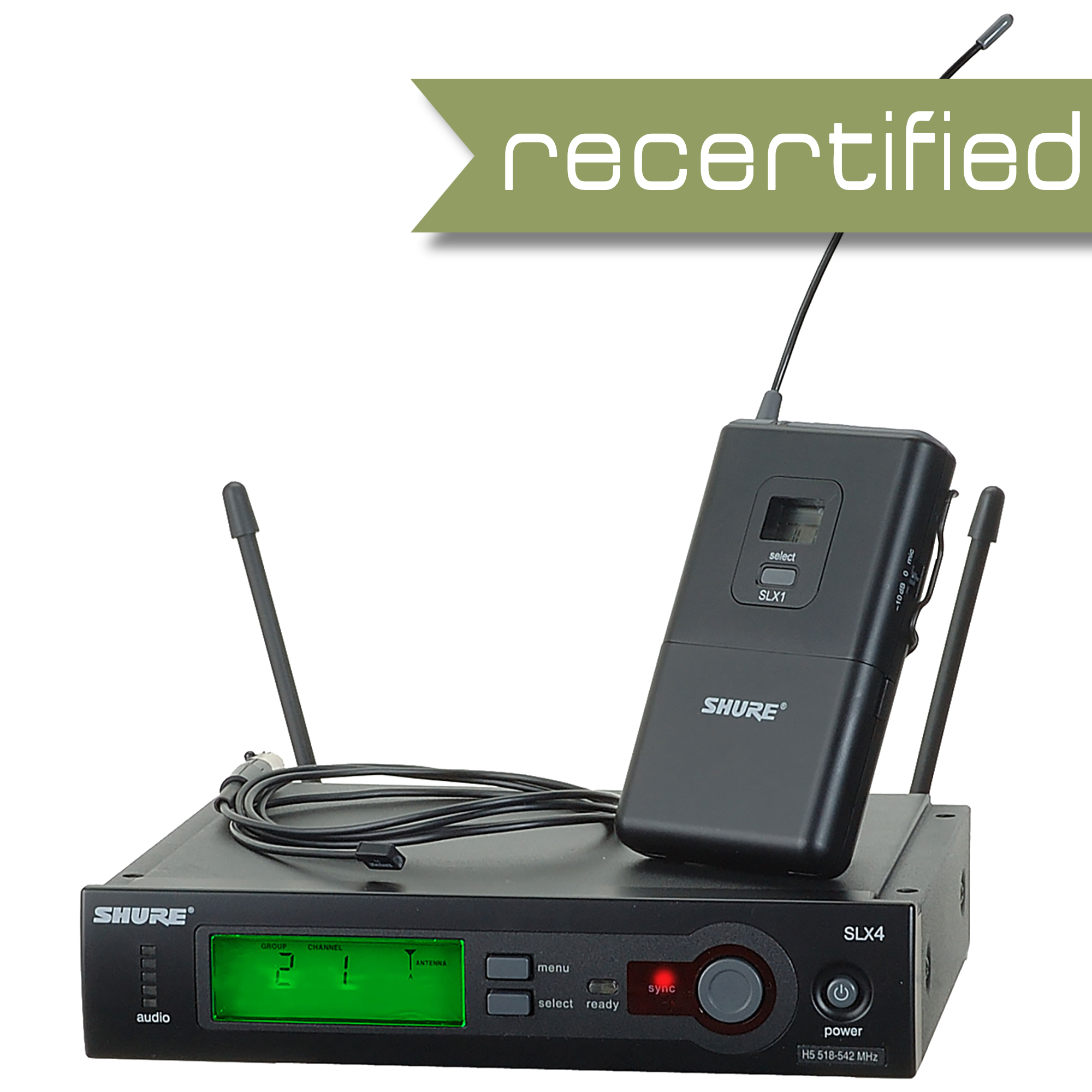 Shure SLX14/93-J3 Wireless Lavalier Mic System