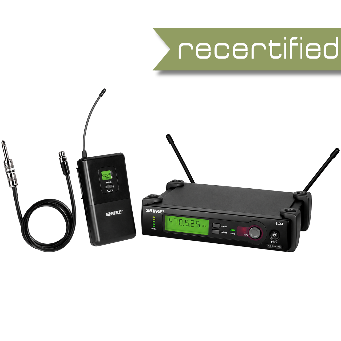Shure SLX14-G5 Wireless Bodypack and Receiver System