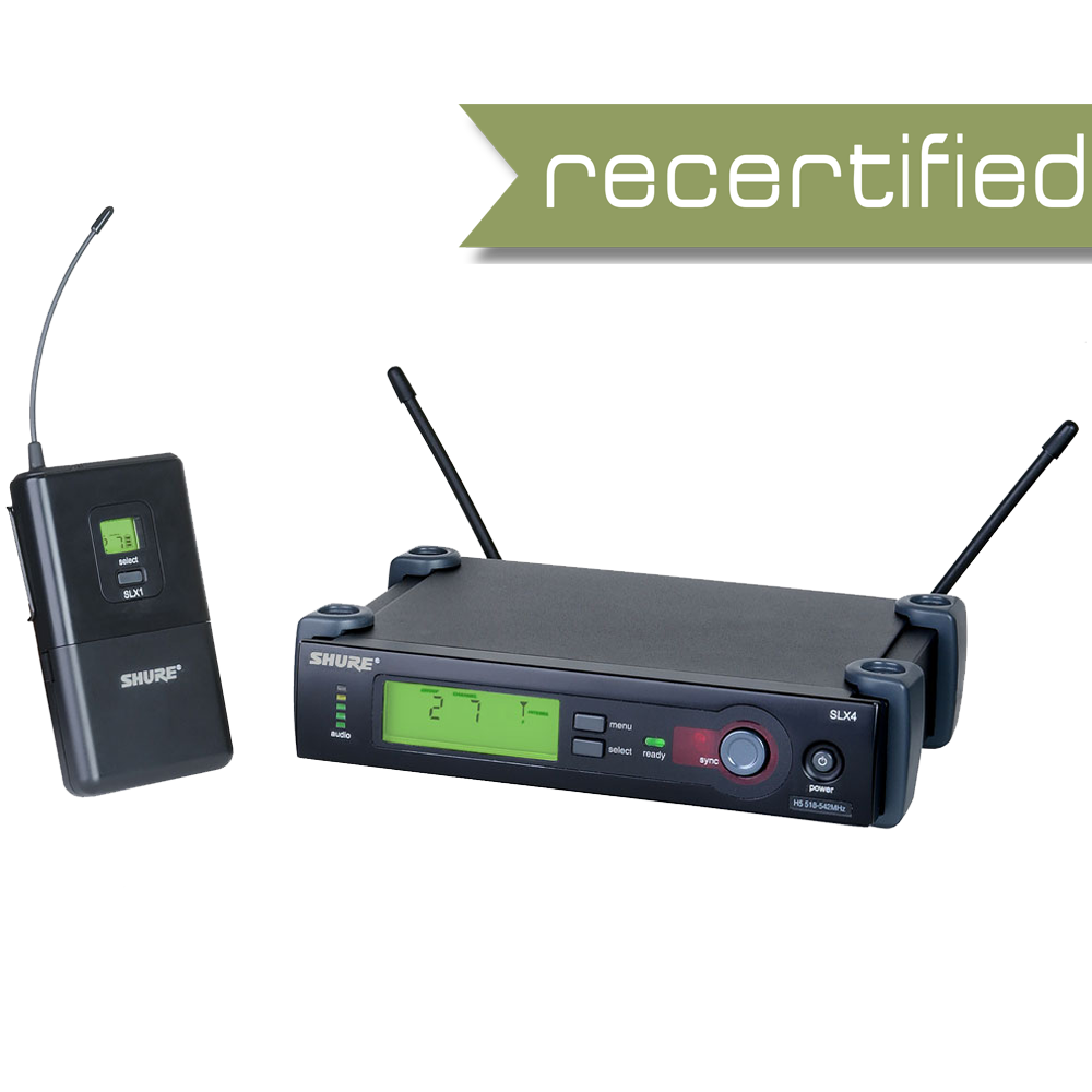Shure SLX14-H19 Wireless Bodypack and Receiver System