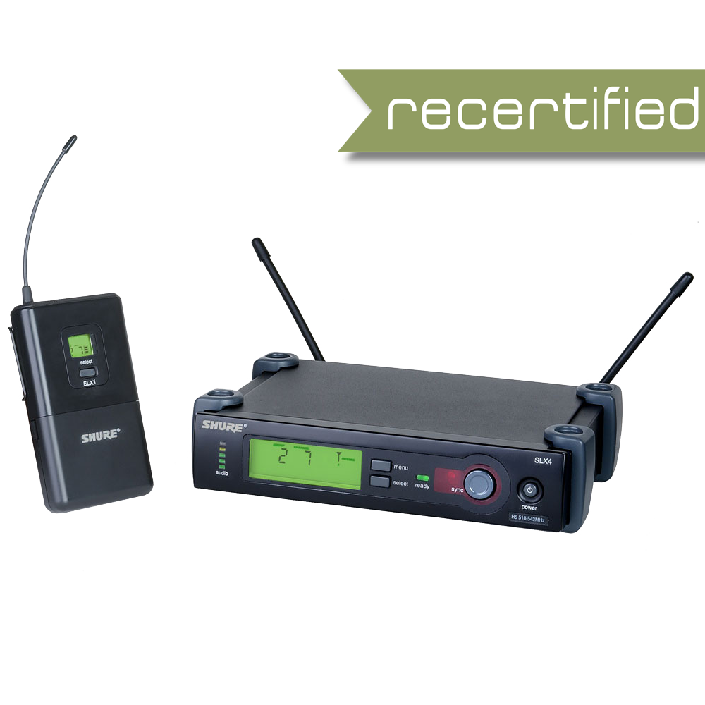 Shure SLX14-H5 Wireless Bodypack and Receiver System
