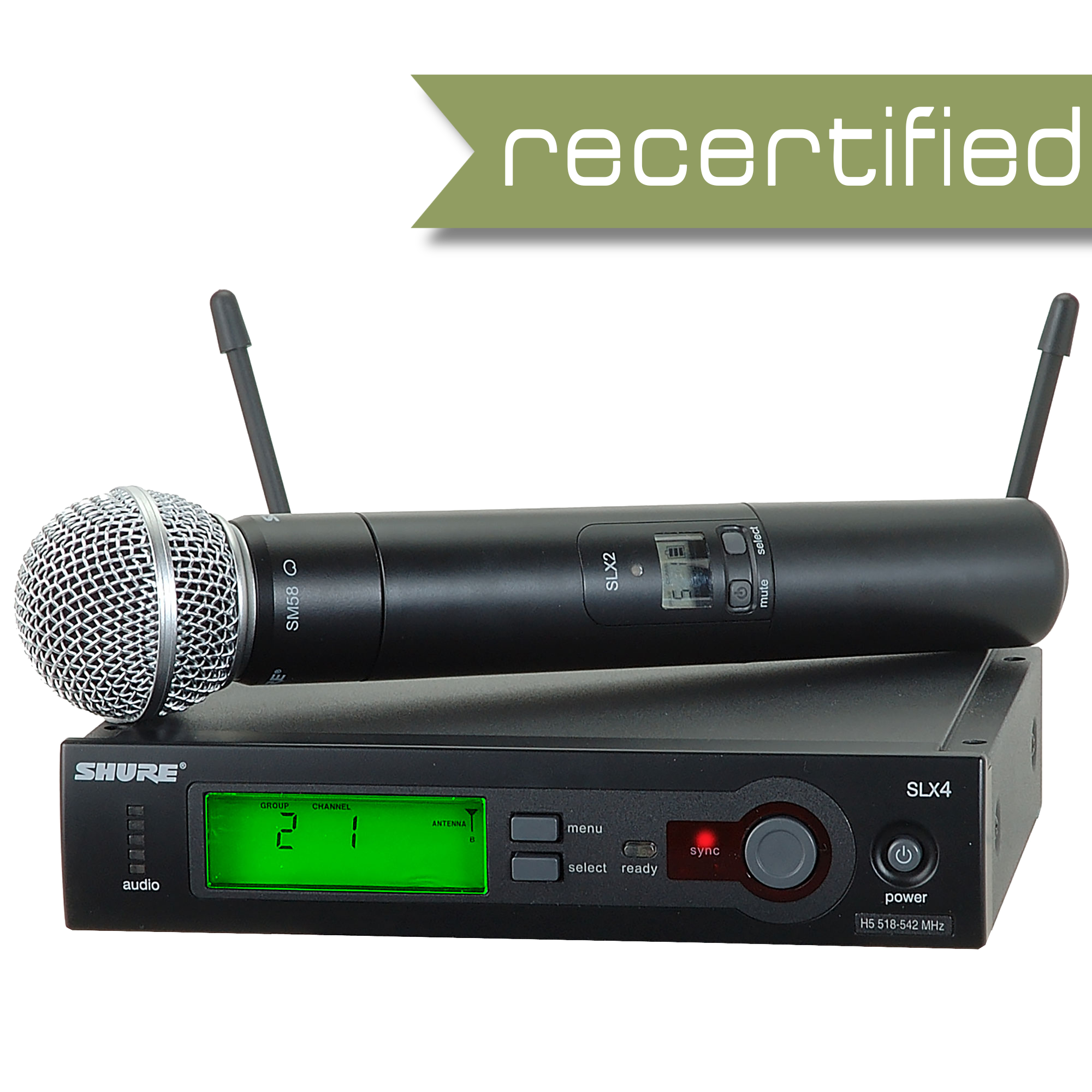 Shure SLX24/SM58-G5 Wireless Mic System