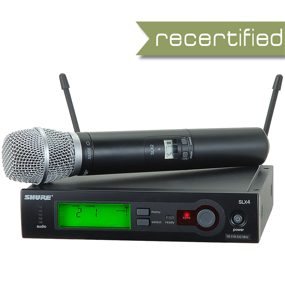 Shure SLX24/SM86-J3 Wireless Mic System