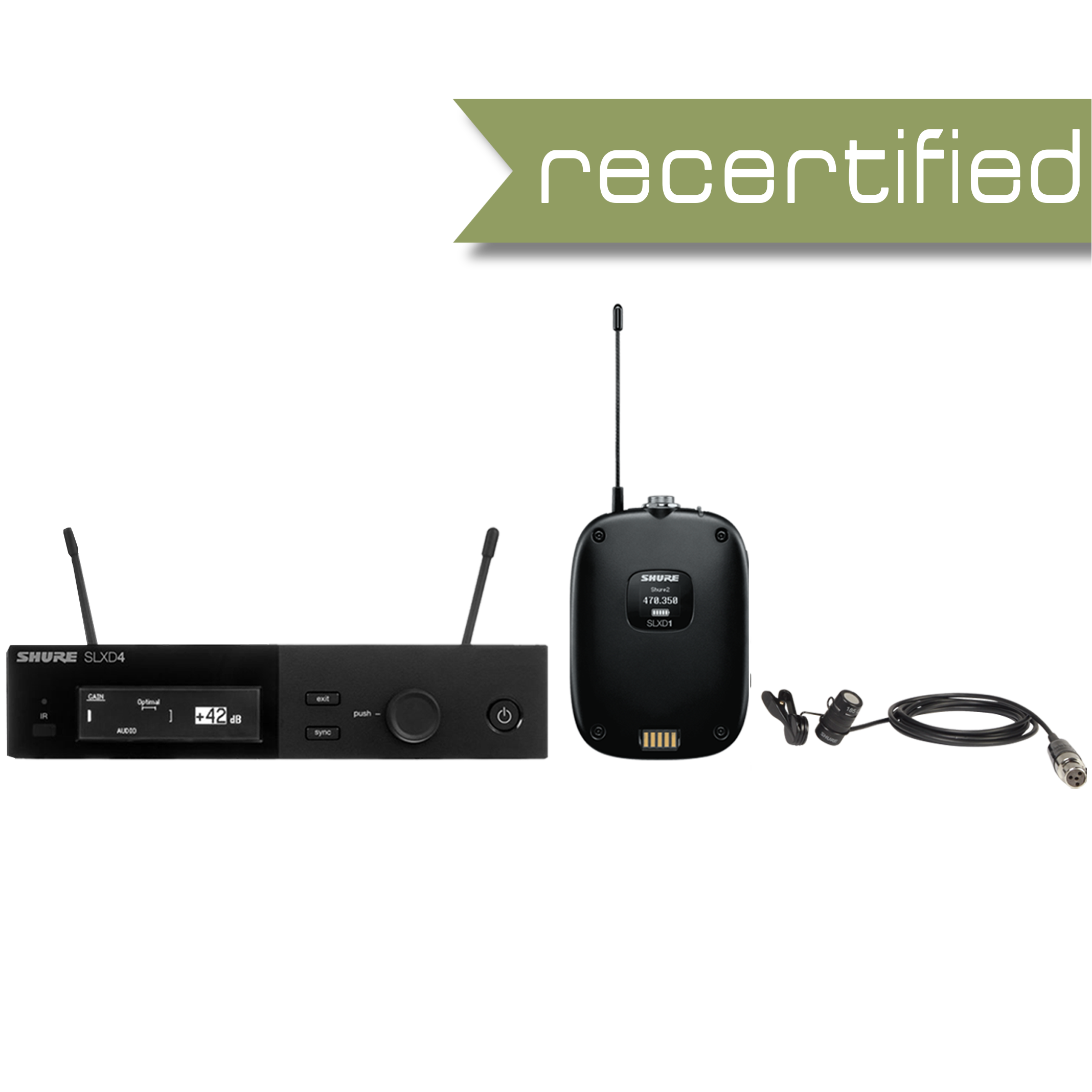 Shure SLXD14/85 Wireless Lavalier Microphone System