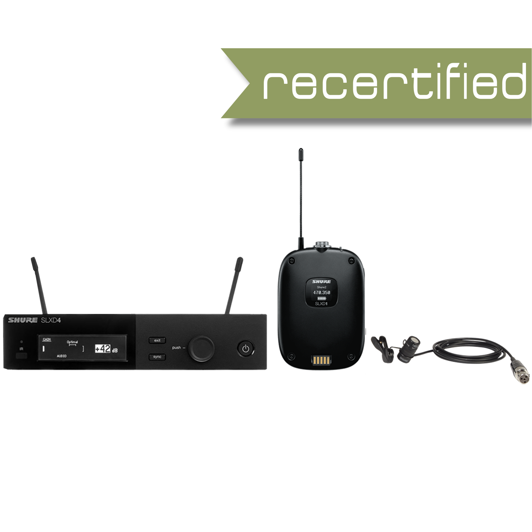Shure SLXD14/85 Wireless Lavalier Microphone System
