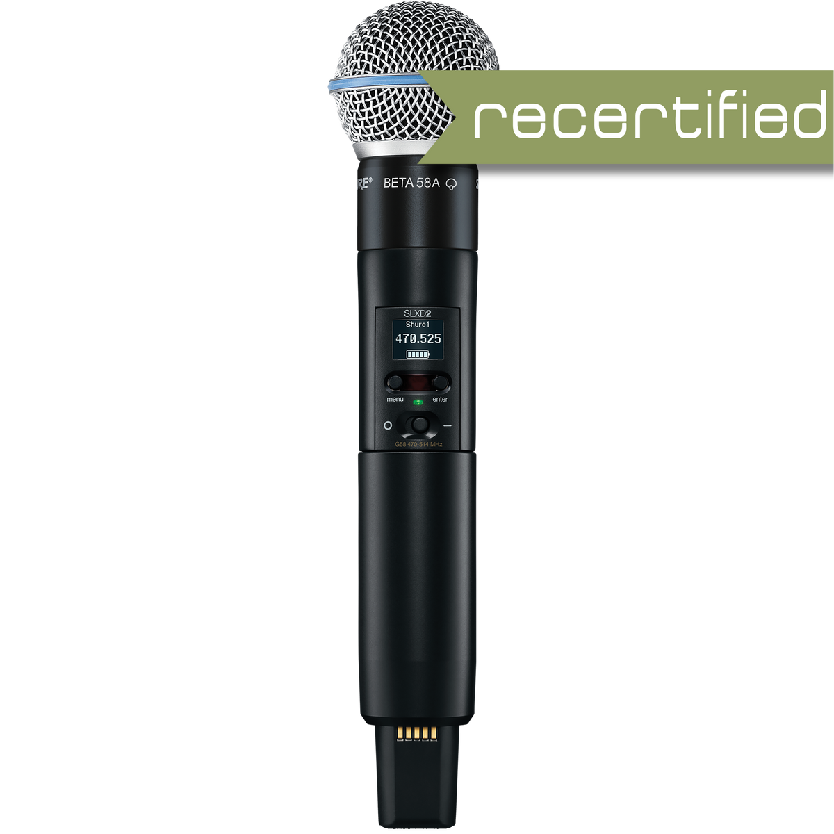 Shure SLXD2/B58-G58 Handheld Transmitter