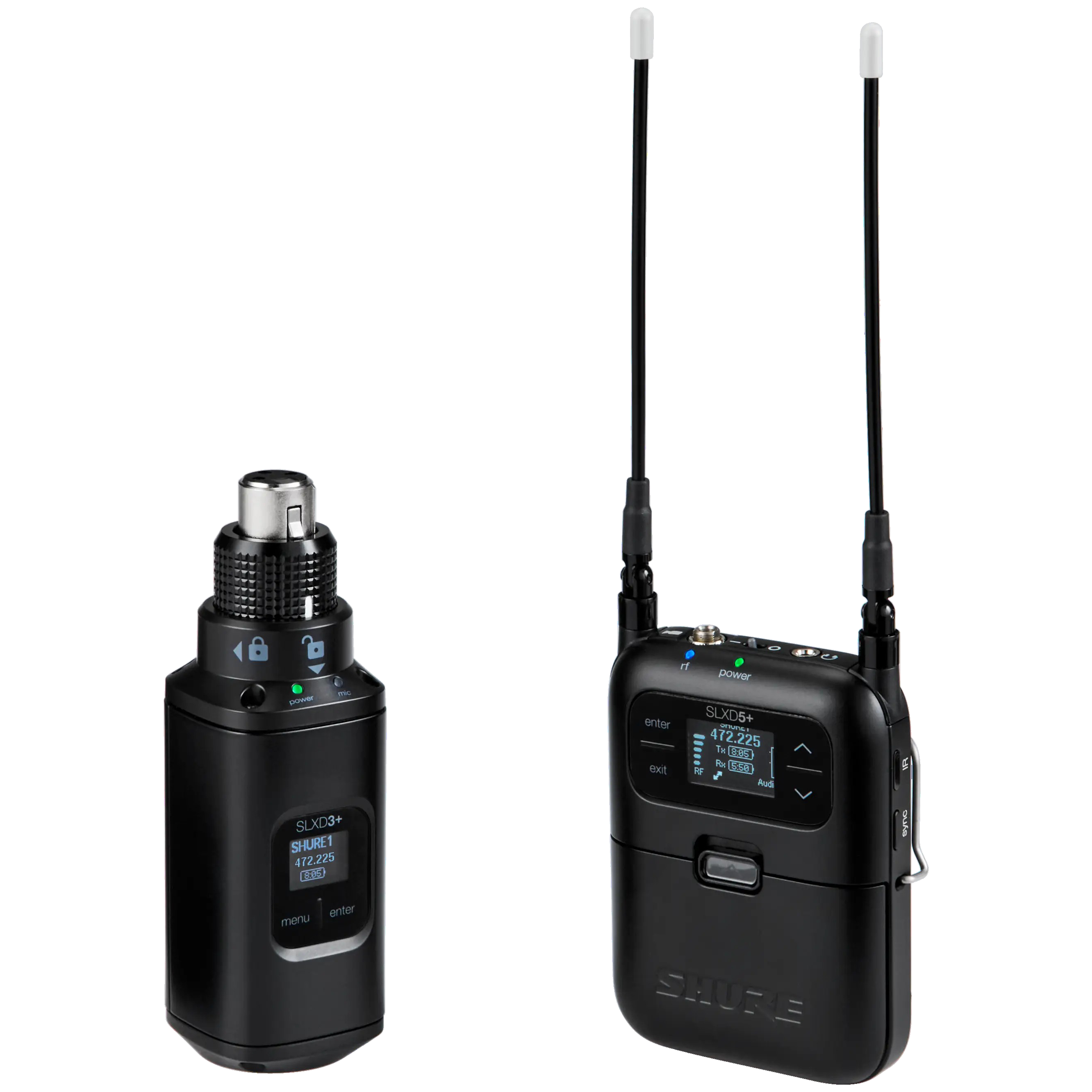 Shure SLXD35+ Portable Digital Wireless System with SLXD3+ Plug On Transmitter