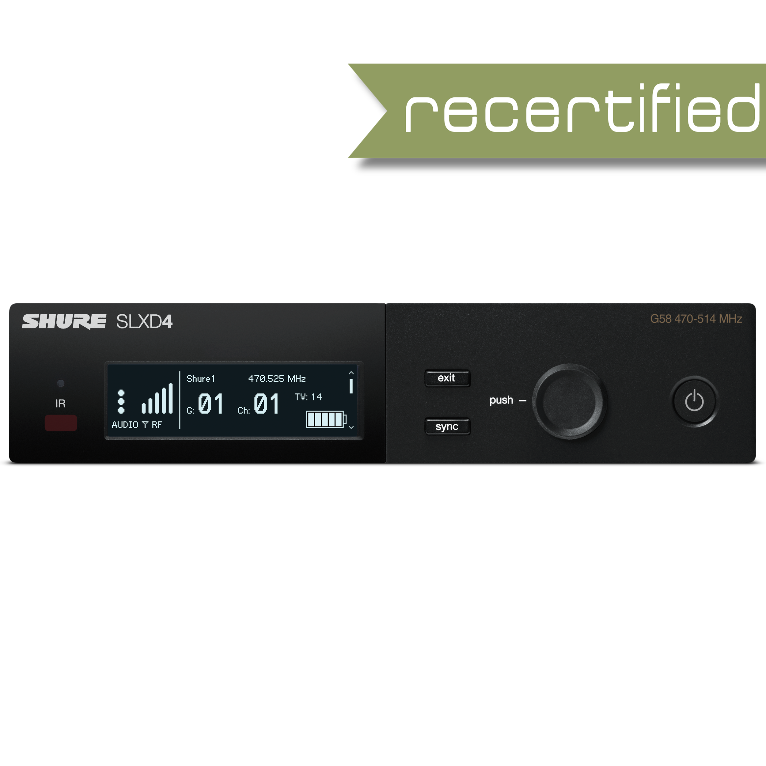 Shure SLXD Single Wireless Receiver