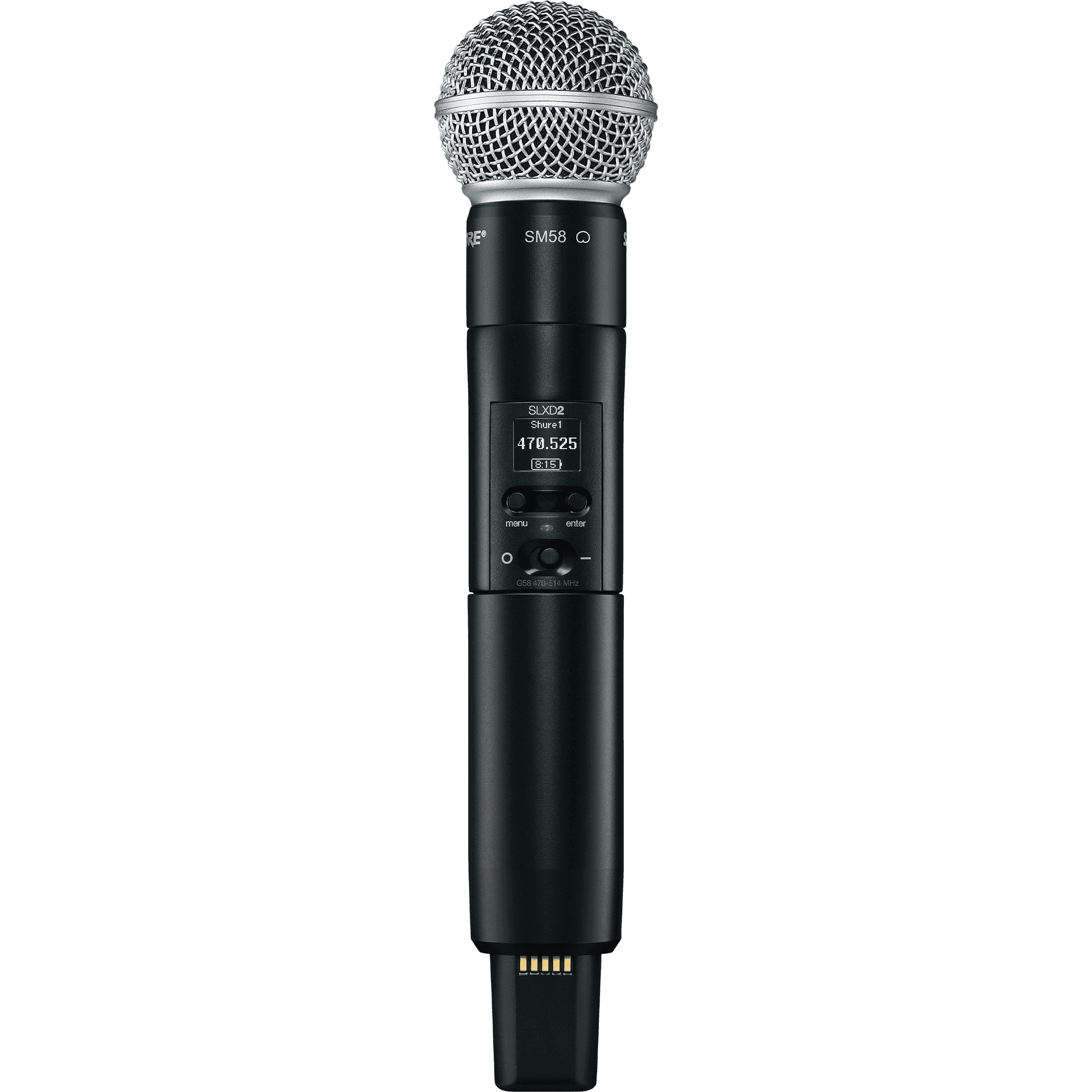 Shure SLX-D Quad Channel Wireless Microphone System with SM58 Handheld Transmitters and BYFP ipCase