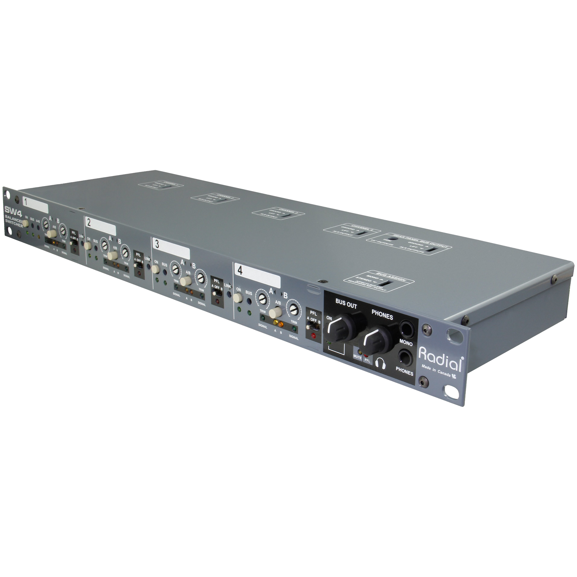 Radial SW4 Four Channel Audio Switcher
