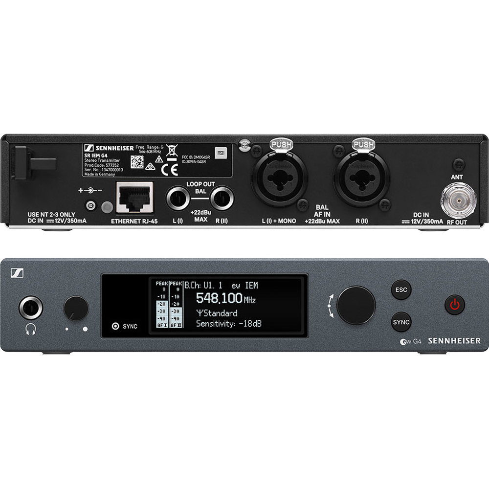 Sennheiser ew IEM G4 Dual Receiver Wireless Monitoring System