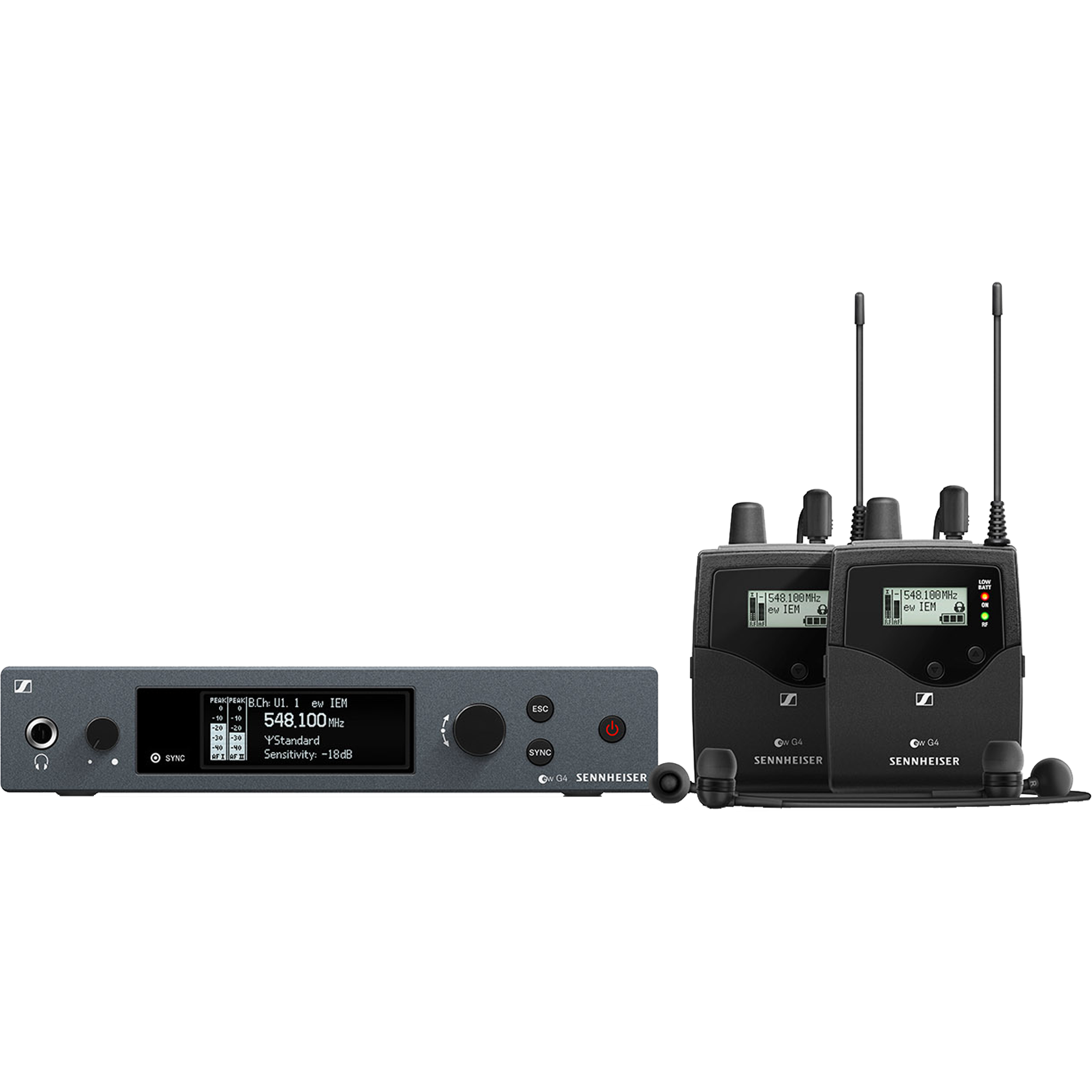 Sennheiser ew IEM G4 Dual Receiver Wireless Monitoring System