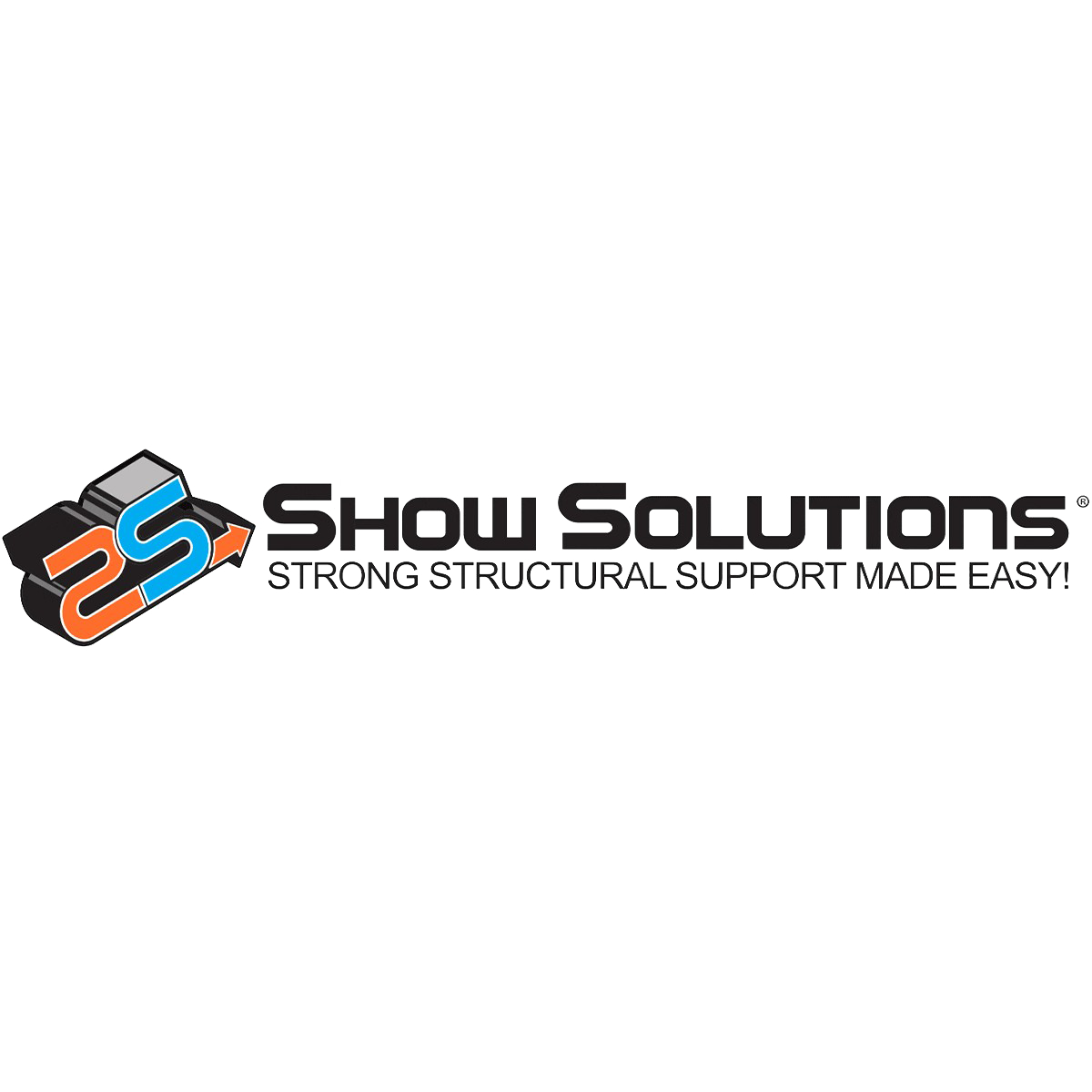 Show Solutions 4' Long Black 20.5 x 20.5