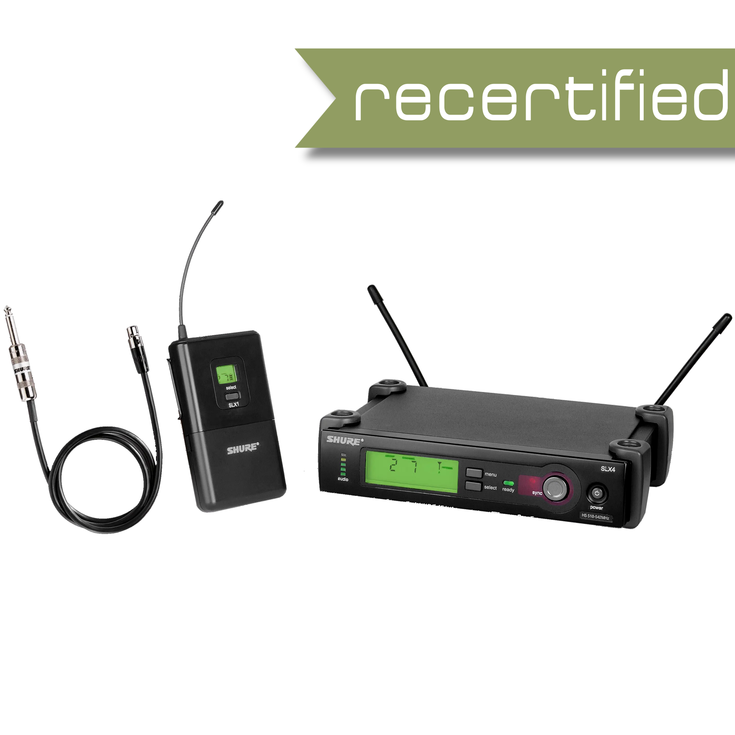 Shure SLX14-J3 Wireless Bodypack and Receiver System