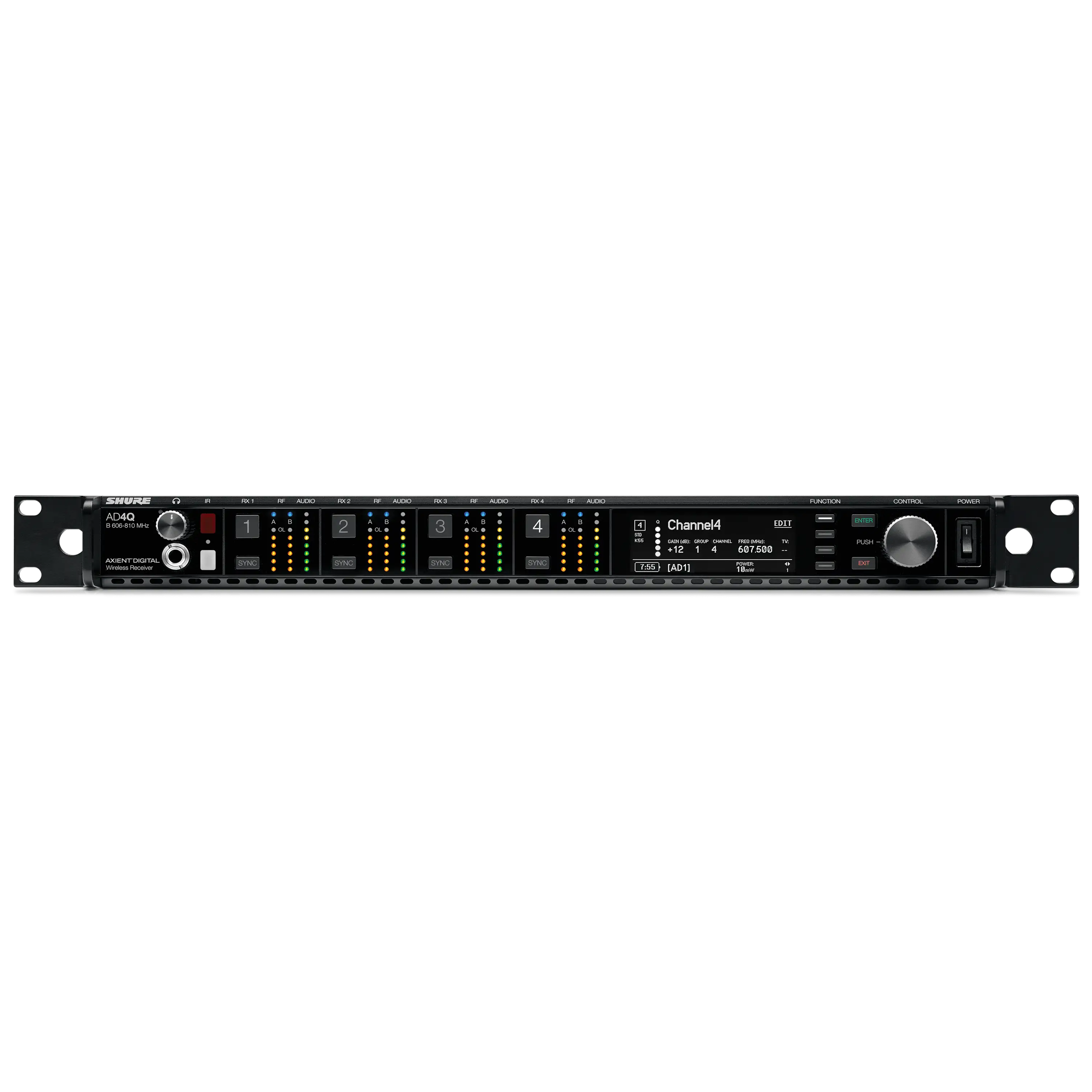 Shure Axient Digial Quad Channel Wireless Receiver