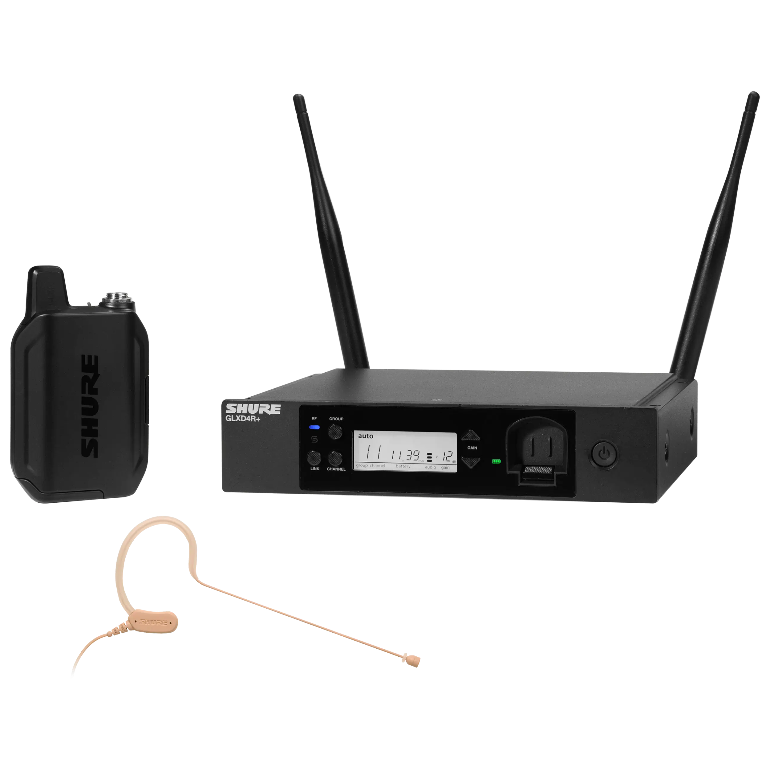 Shure GLXD14R+/MX53 Wireless Headset Microphone System