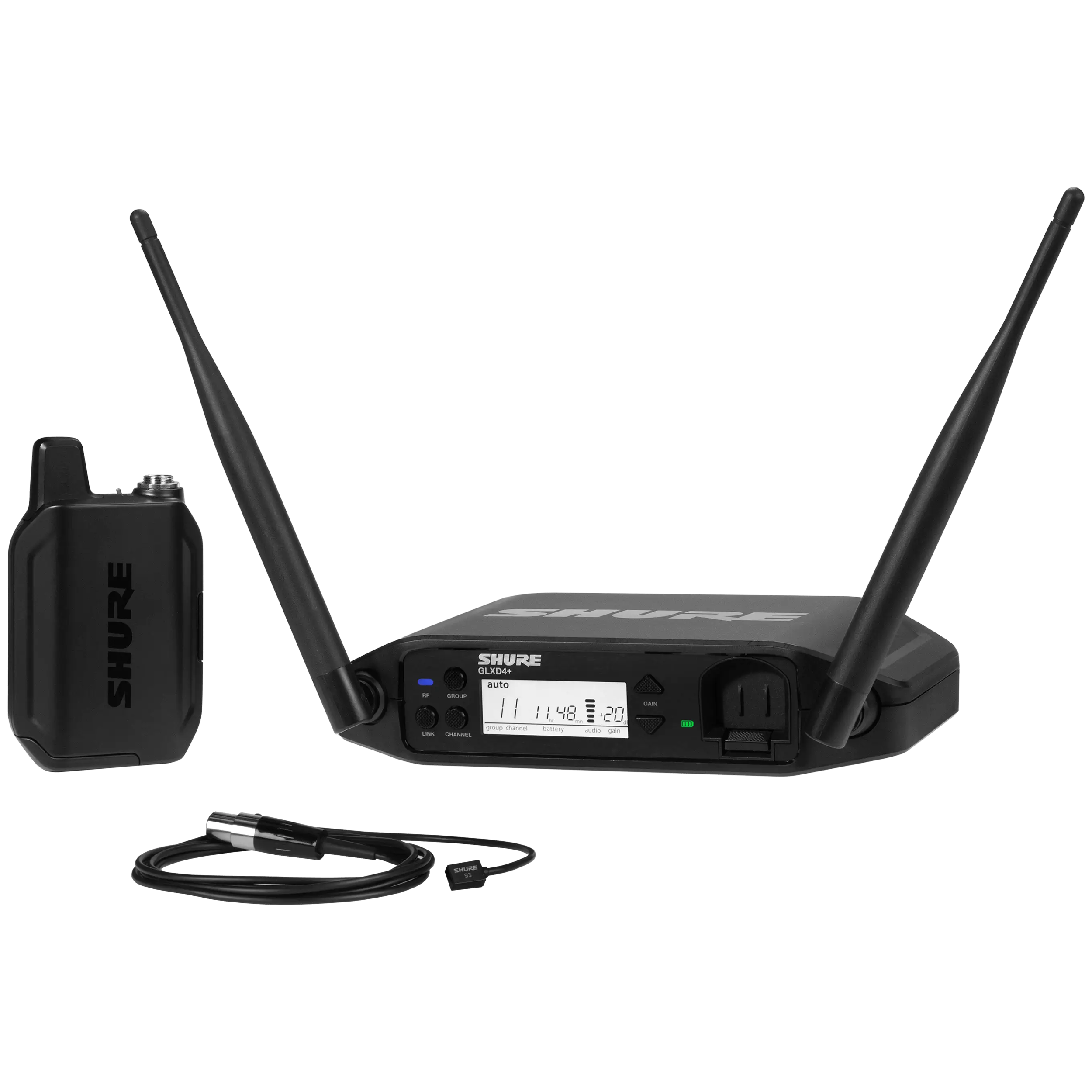Shure GLXD14+/93 Wireless Lavalier Microphone System
