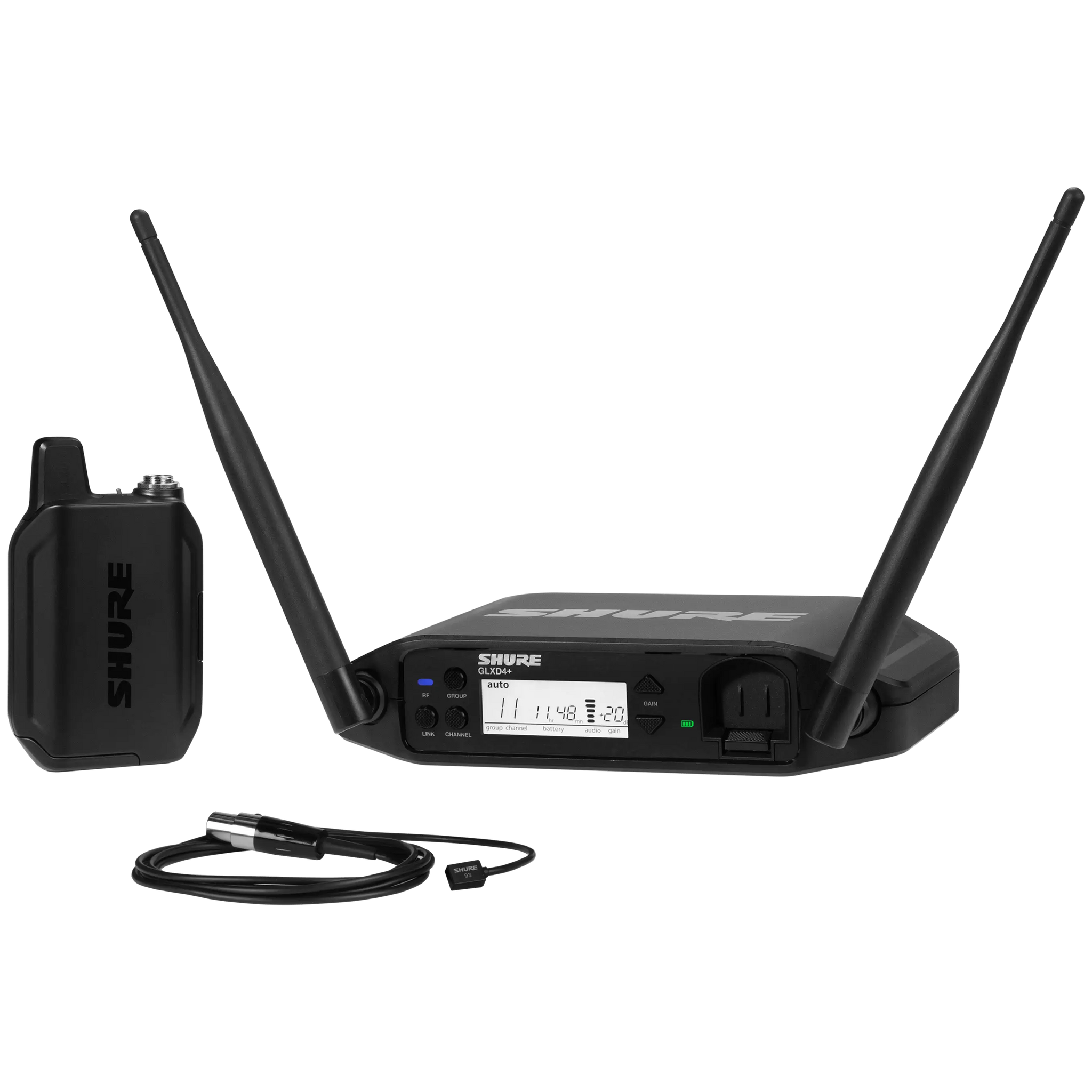 Shure GLXD14+/93 Wireless Lavalier Microphone System