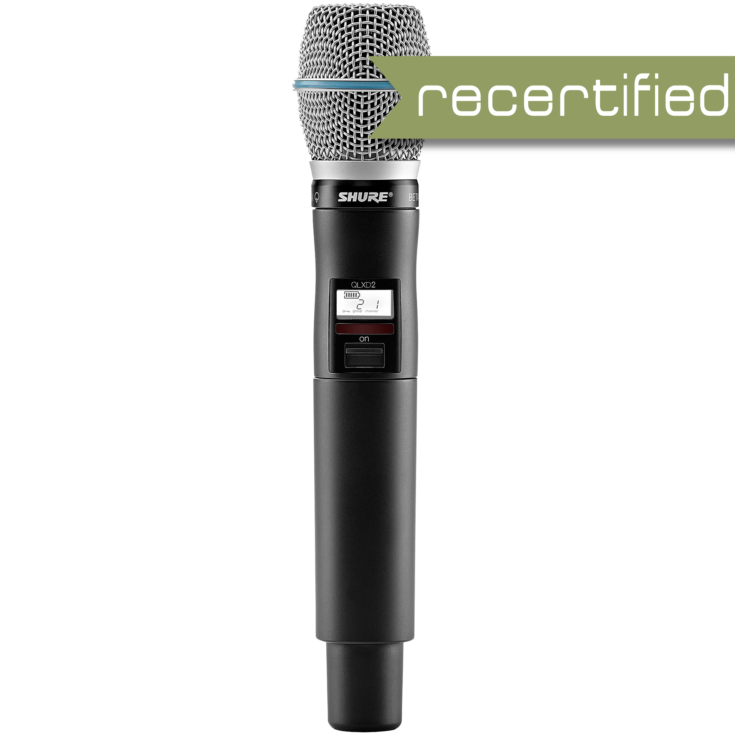 Shure QLXD2/B87A-G50 Handheld Transmitter