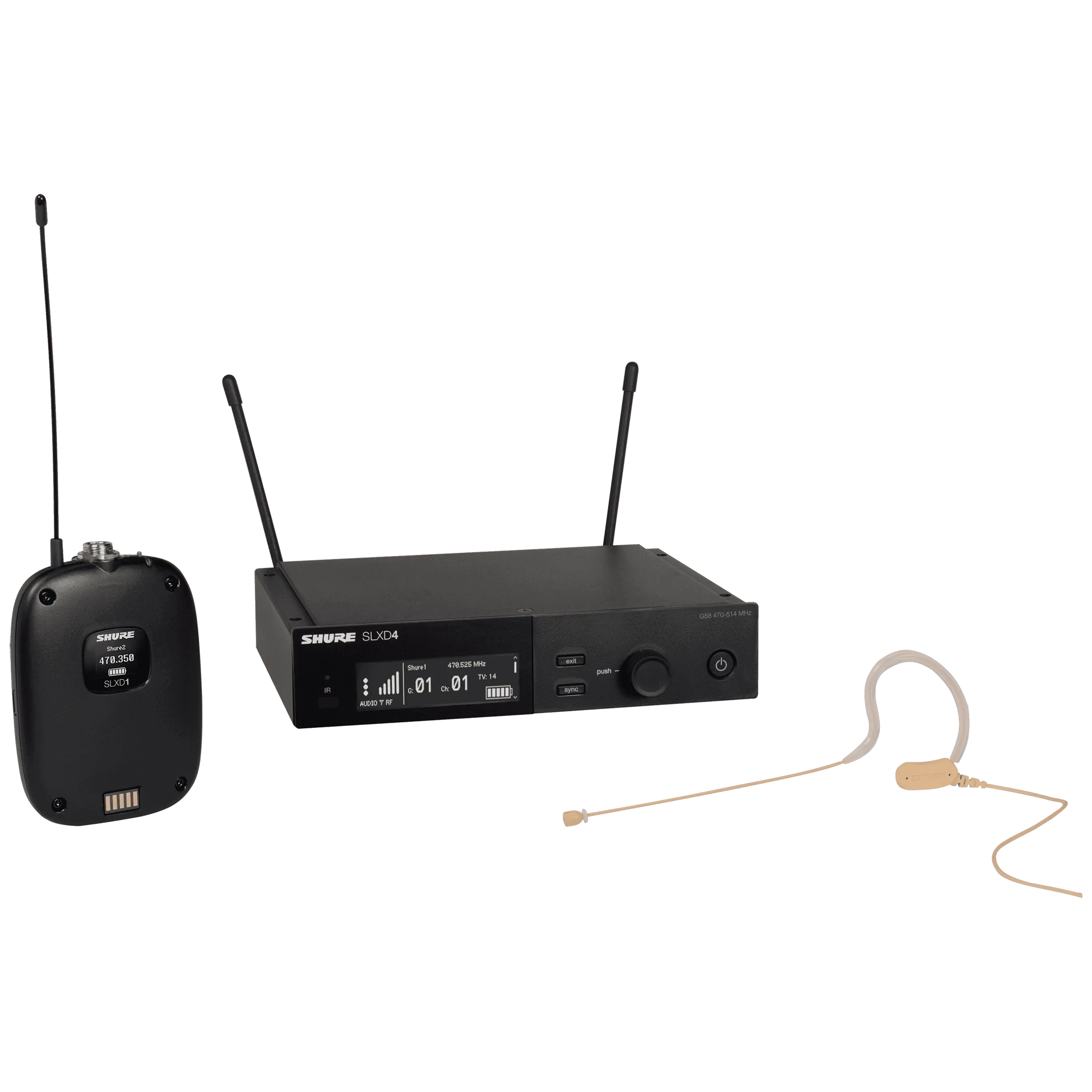 Shure SLXD14/153T Wireless Headset Microphone System