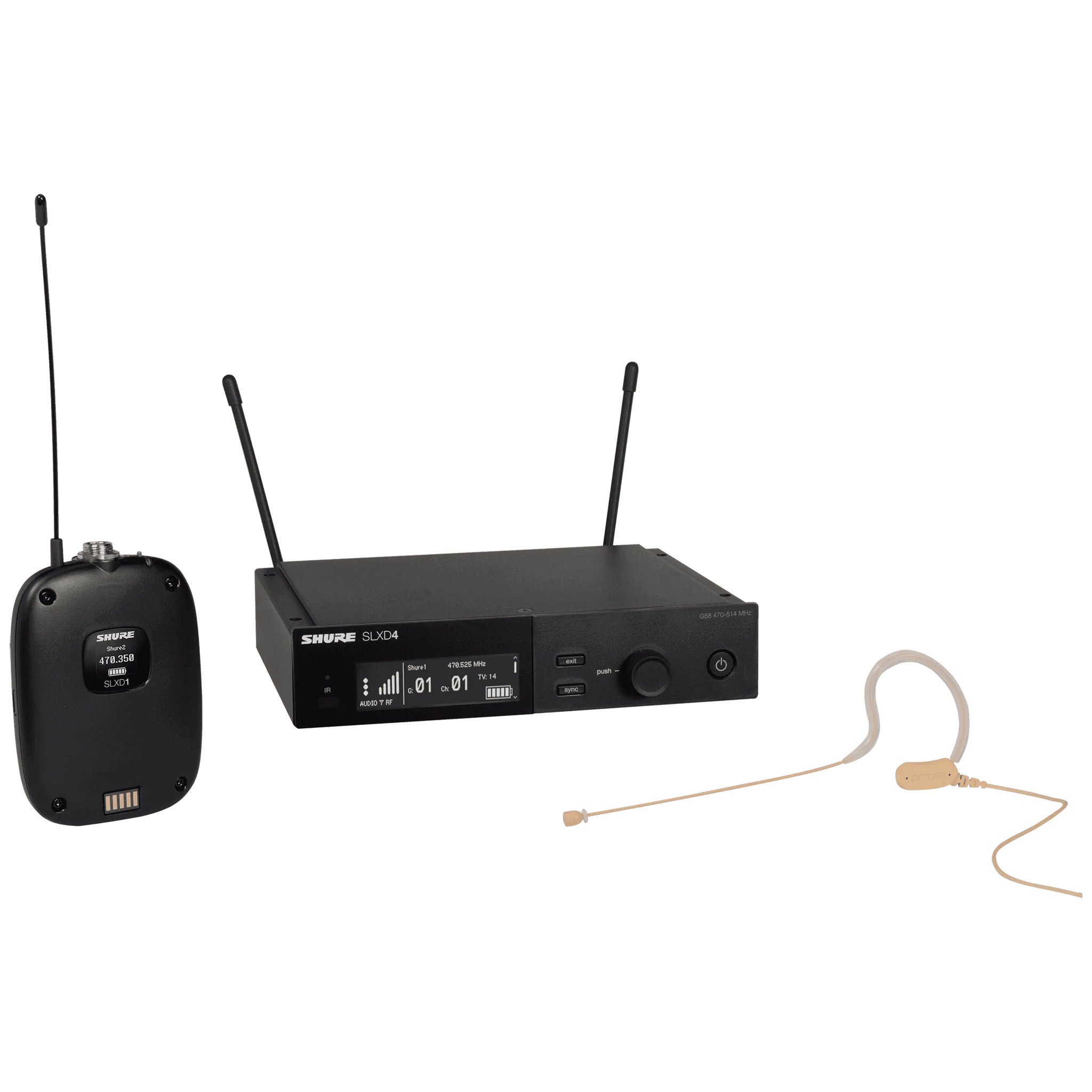 Shure SLXD14/153T Wireless Headset Microphone System