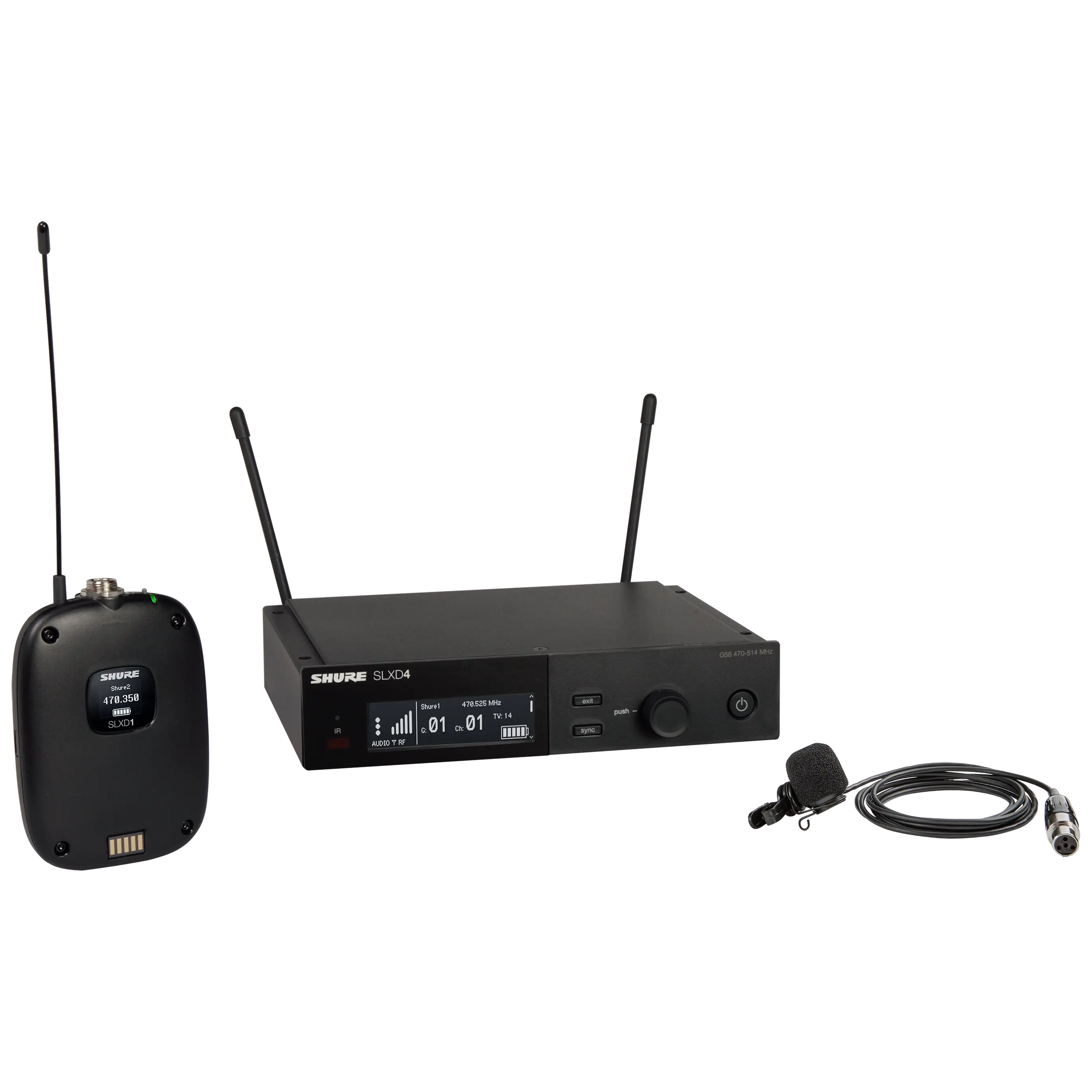 Shure SLXD14/85M Wireless Lavalier Microphone System