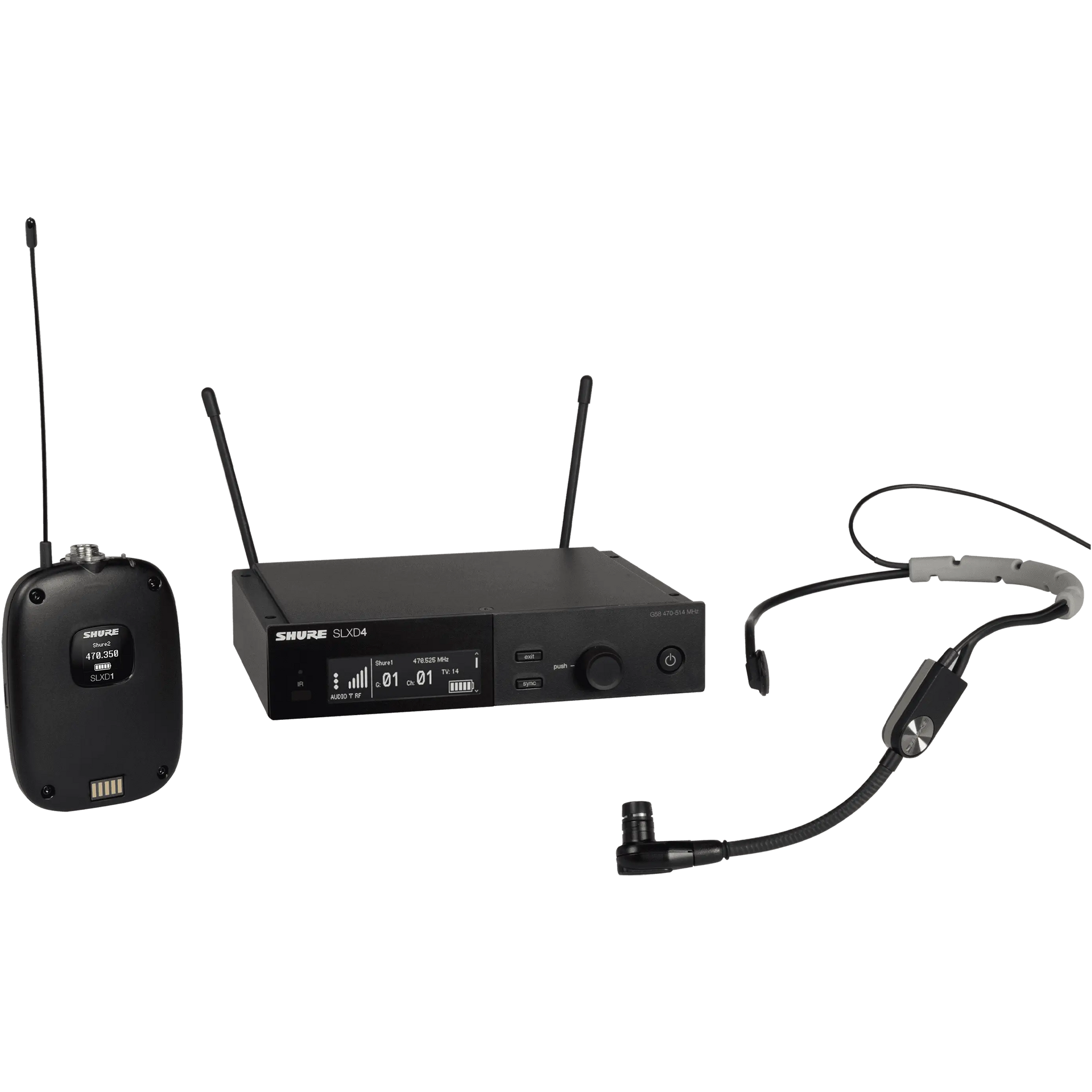 Shure SLXD14/SM35 Wireless Headset Microphone System
