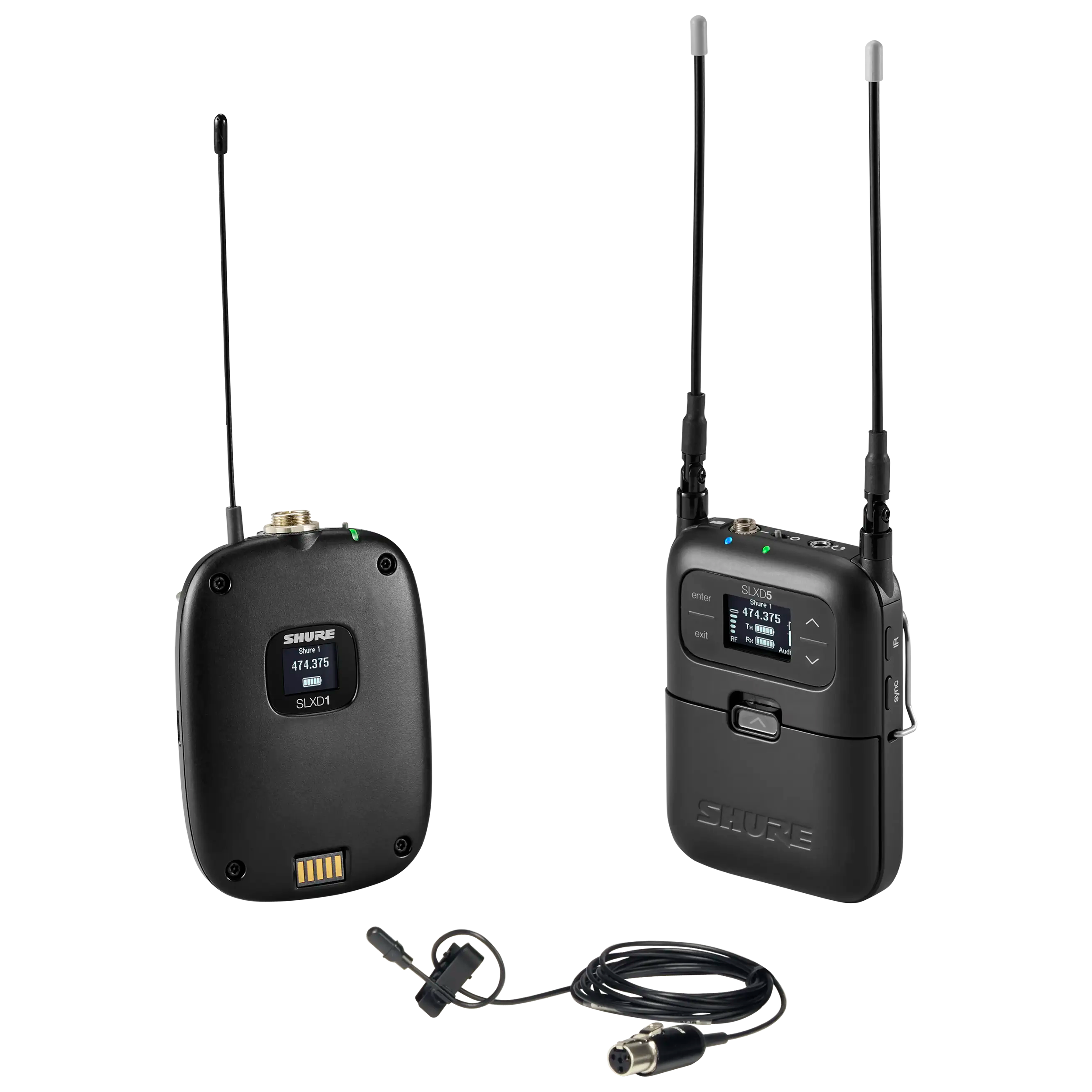 Shure SLXD15/DL4B Portable Wireless Lavalier Microphone System