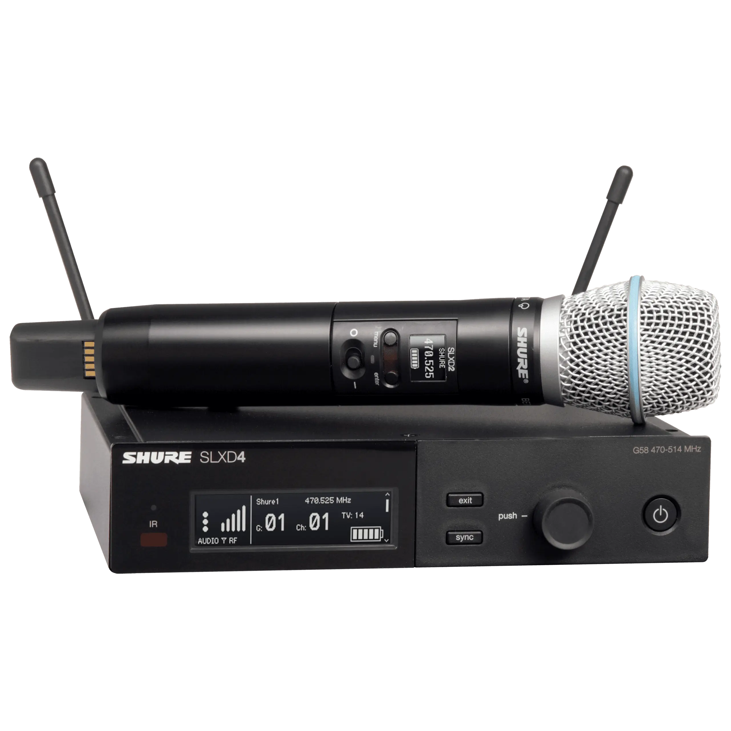 Shure SLXD24/B87A Wireless Handheld Microphone System
