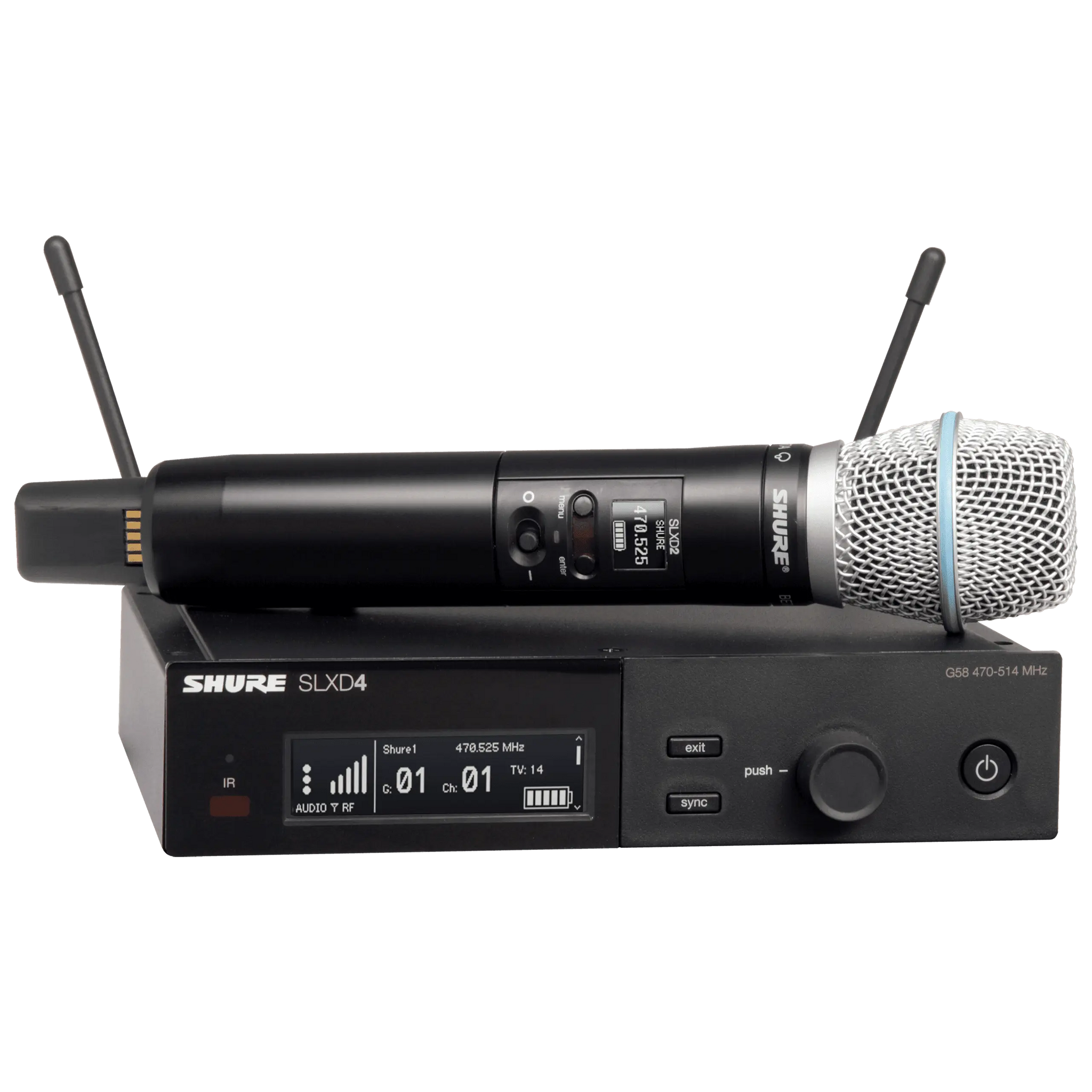 Shure SLXD24/B87A Wireless Handheld Microphone System
