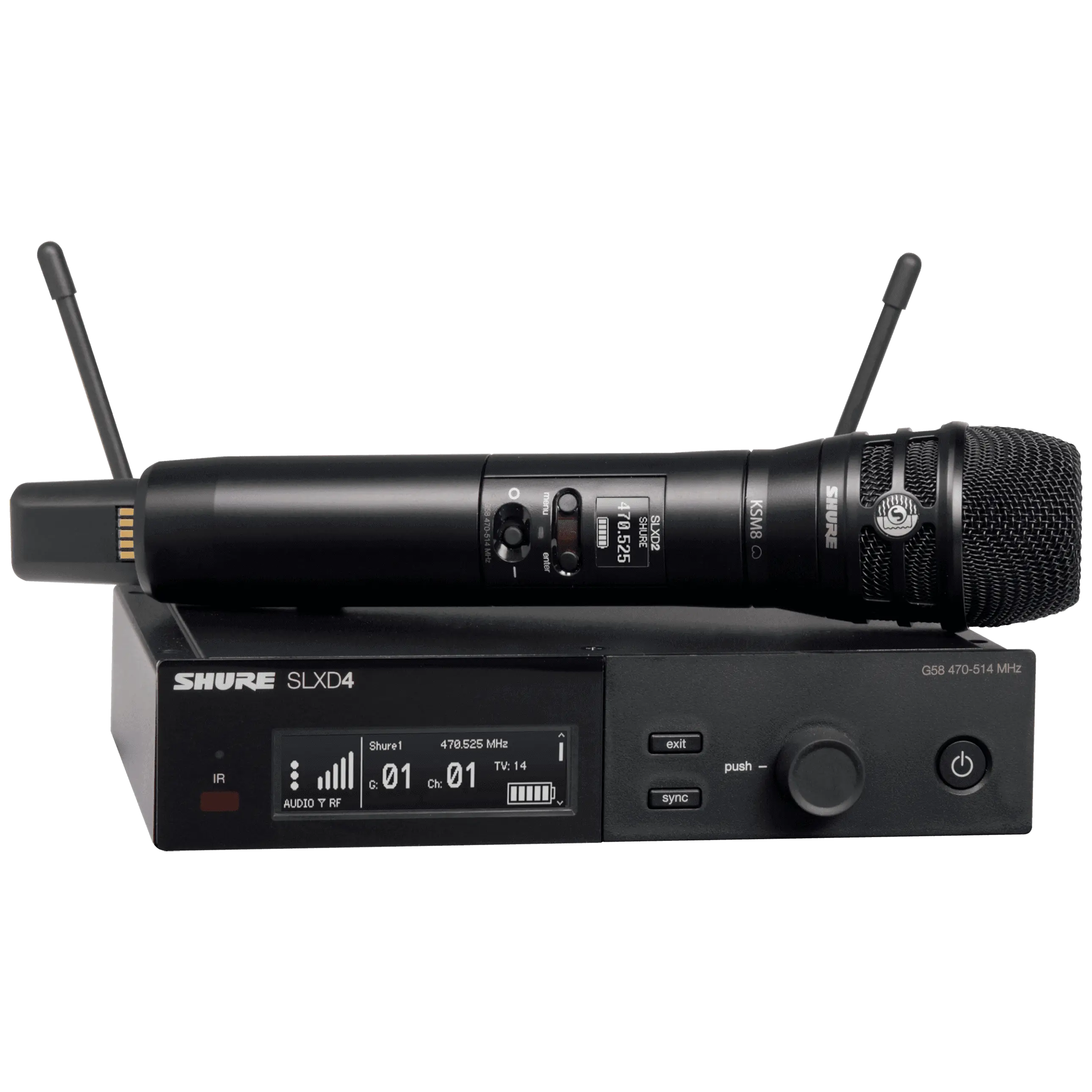 Shure SLXD24/K8B Wireless Handheld Microphone System