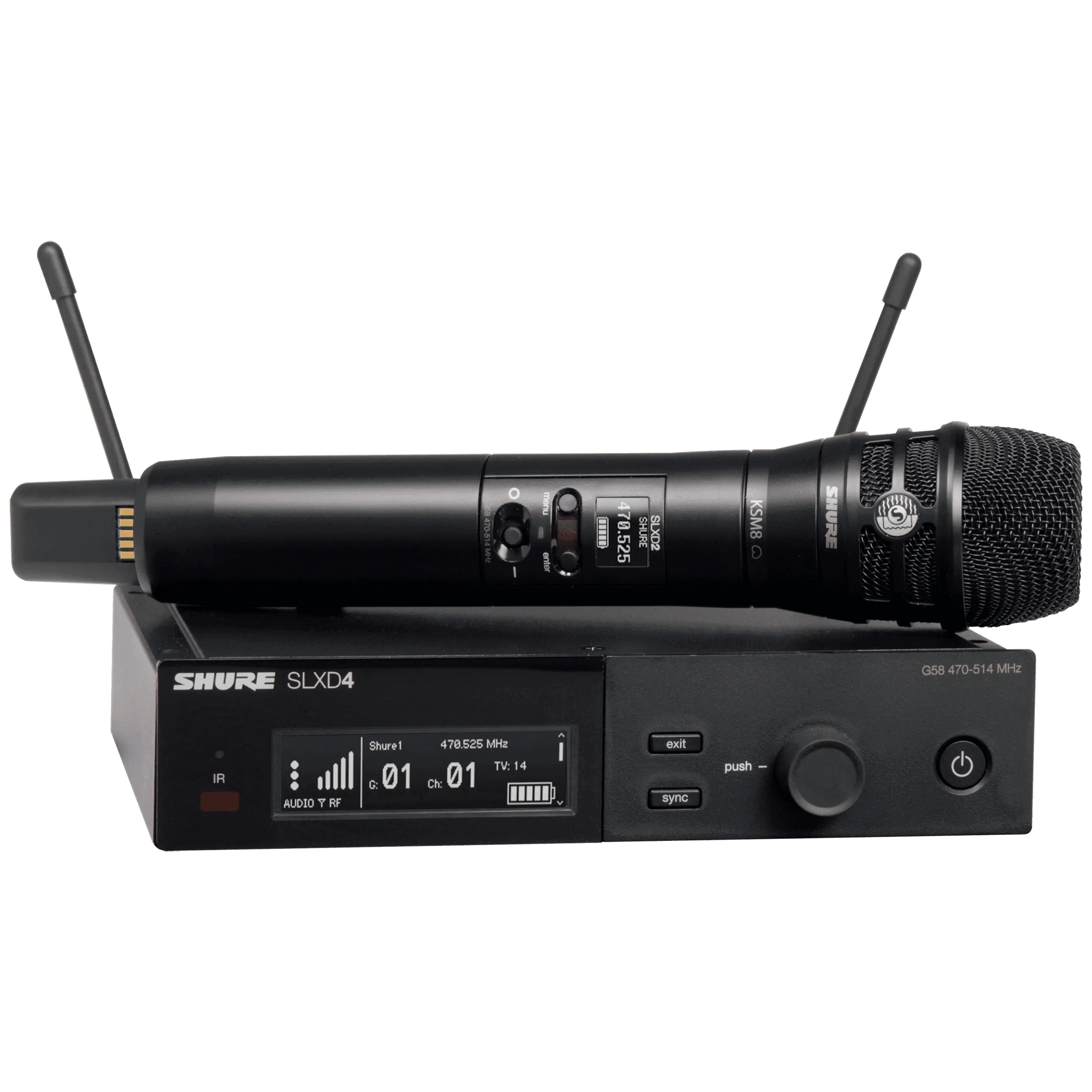 Shure SLXD24/K8B Wireless Handheld Microphone System