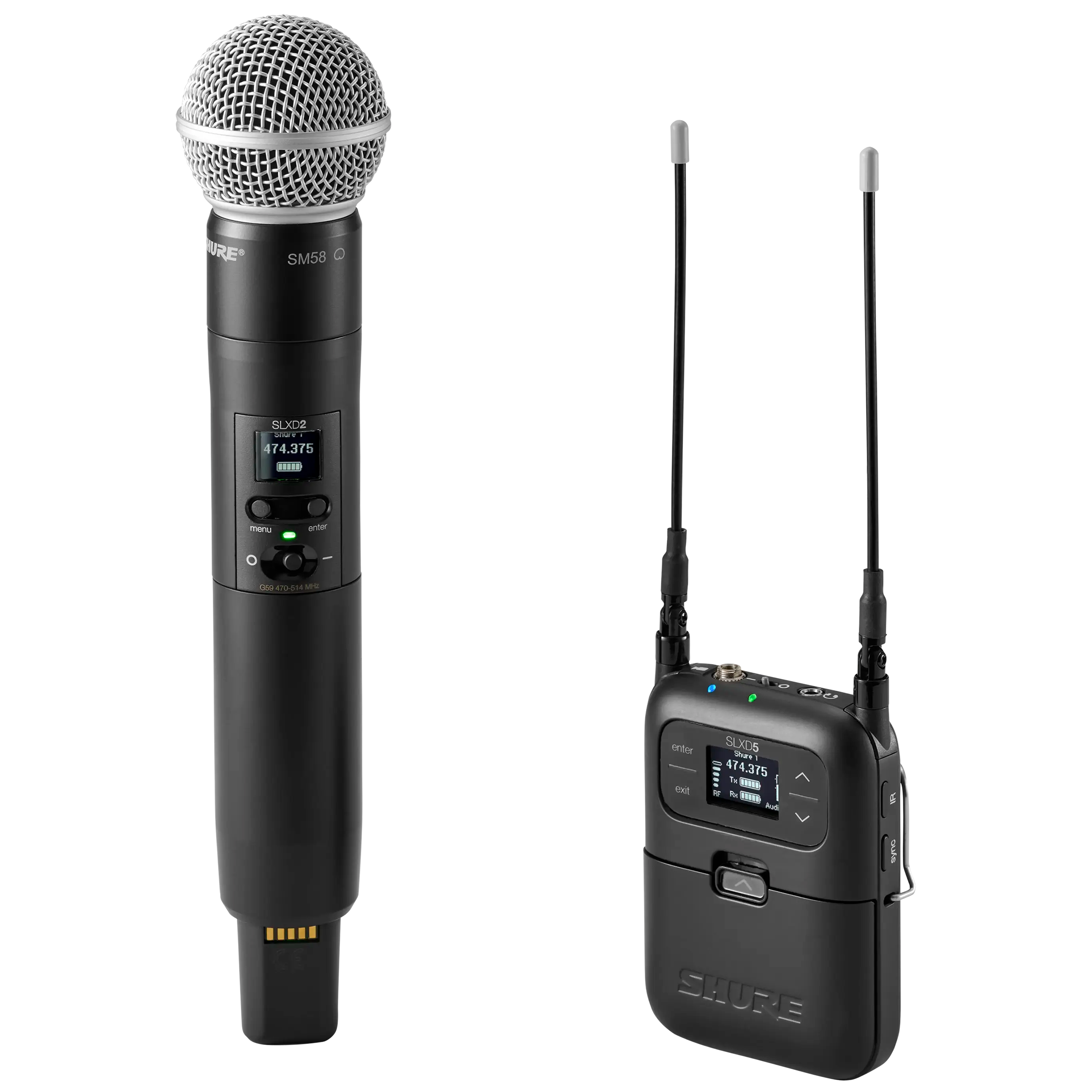 Shure SLXD24/SM58 Portable Wireless Handheld Microphone System