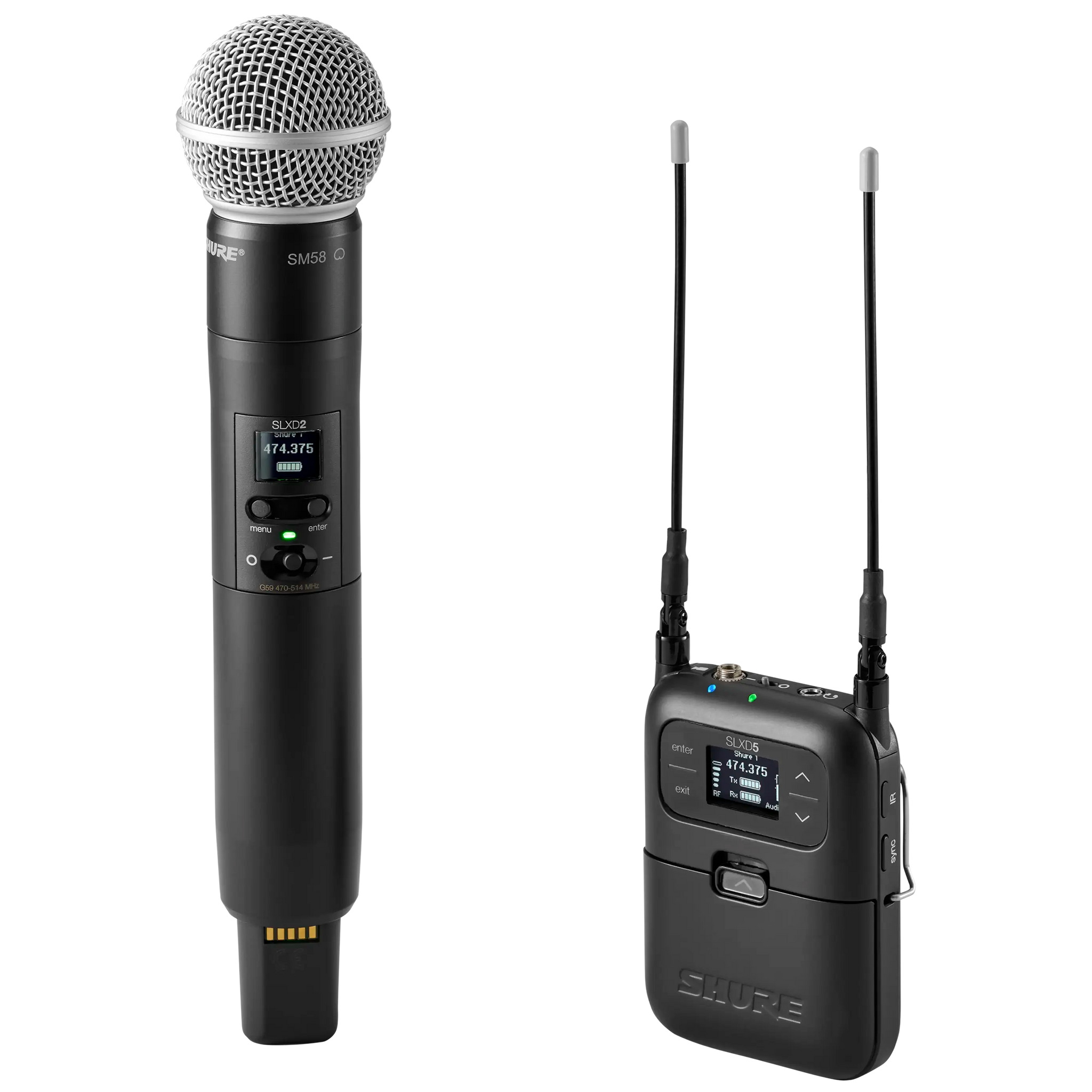 Shure SLXD25/SM58 Portable Wireless Handheld Microphone System