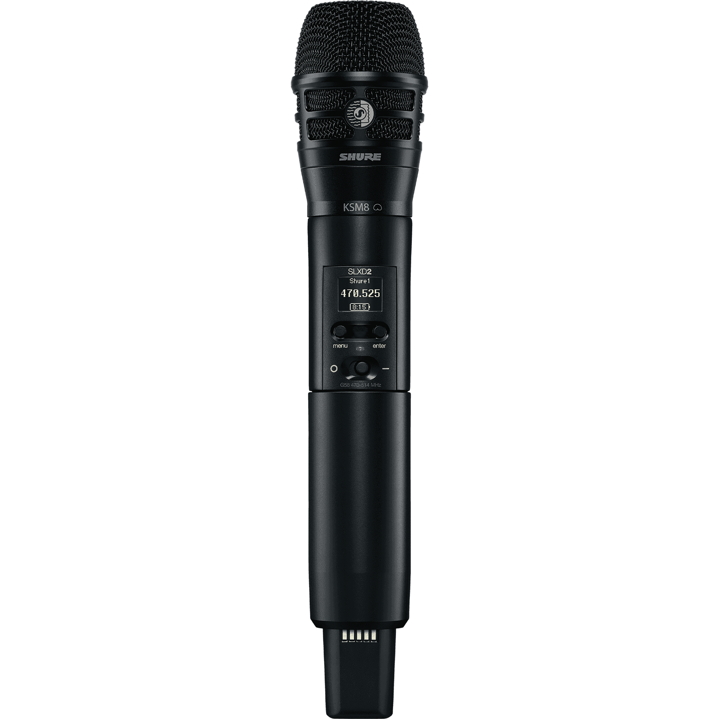 Shure SLXD2/K8B Handheld Transmitter for SLX-D Wireless
